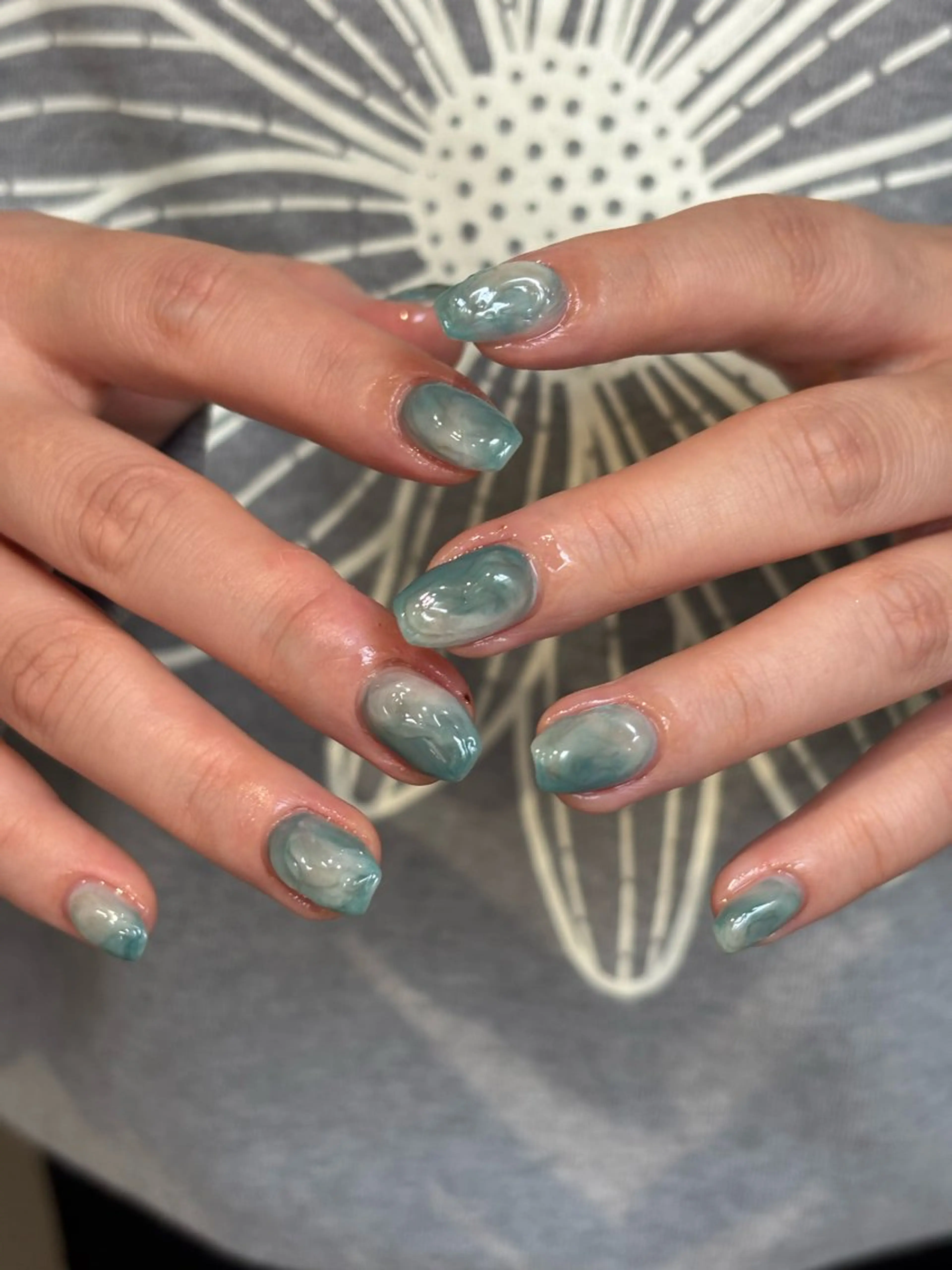 ネイル 大理石ネイル(マーブル) K. Yukoのネイルデザイン