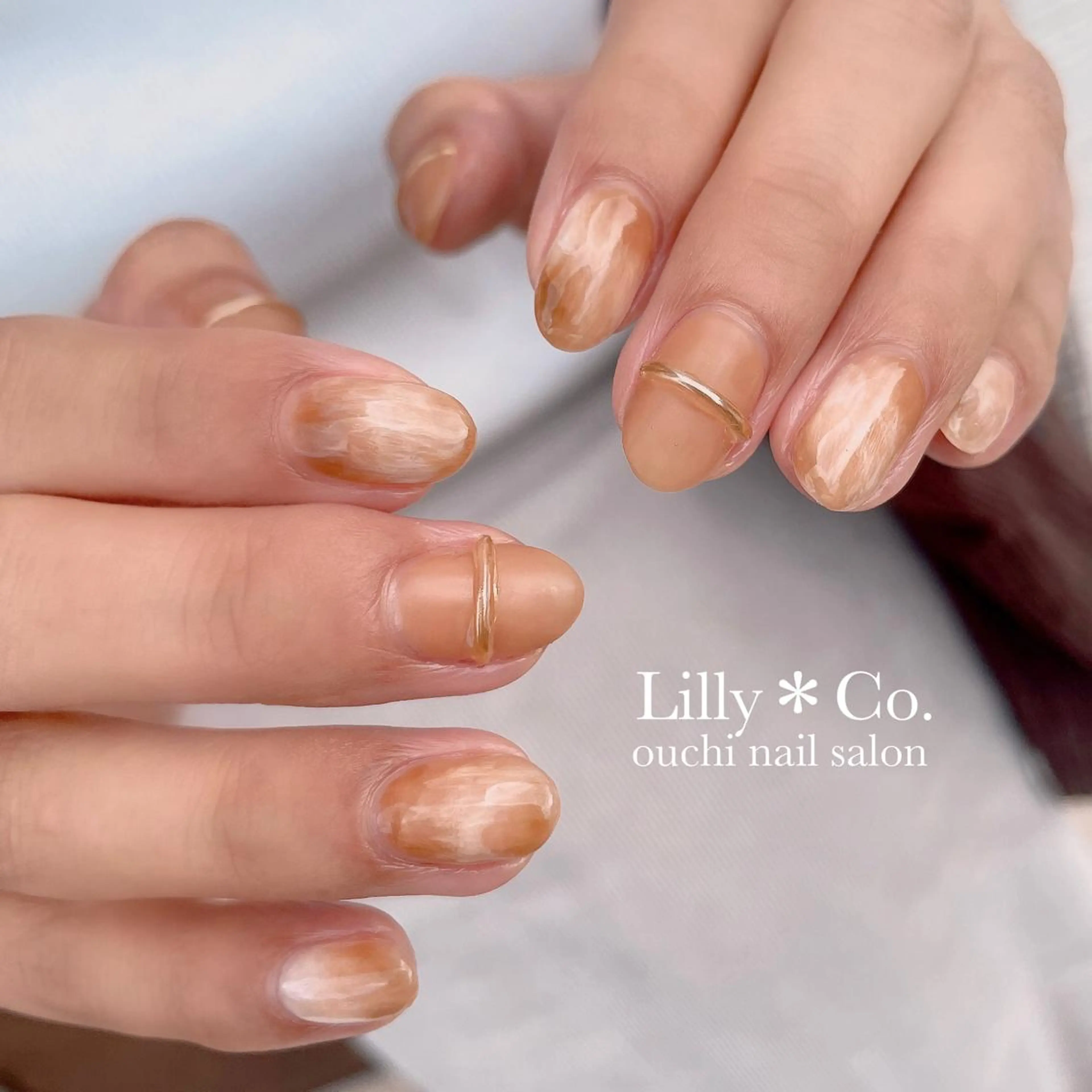 ネイル マットネイル ニュアンスネイル ハンドネイル ハンドケア Lilly Co.のネイルデザイン