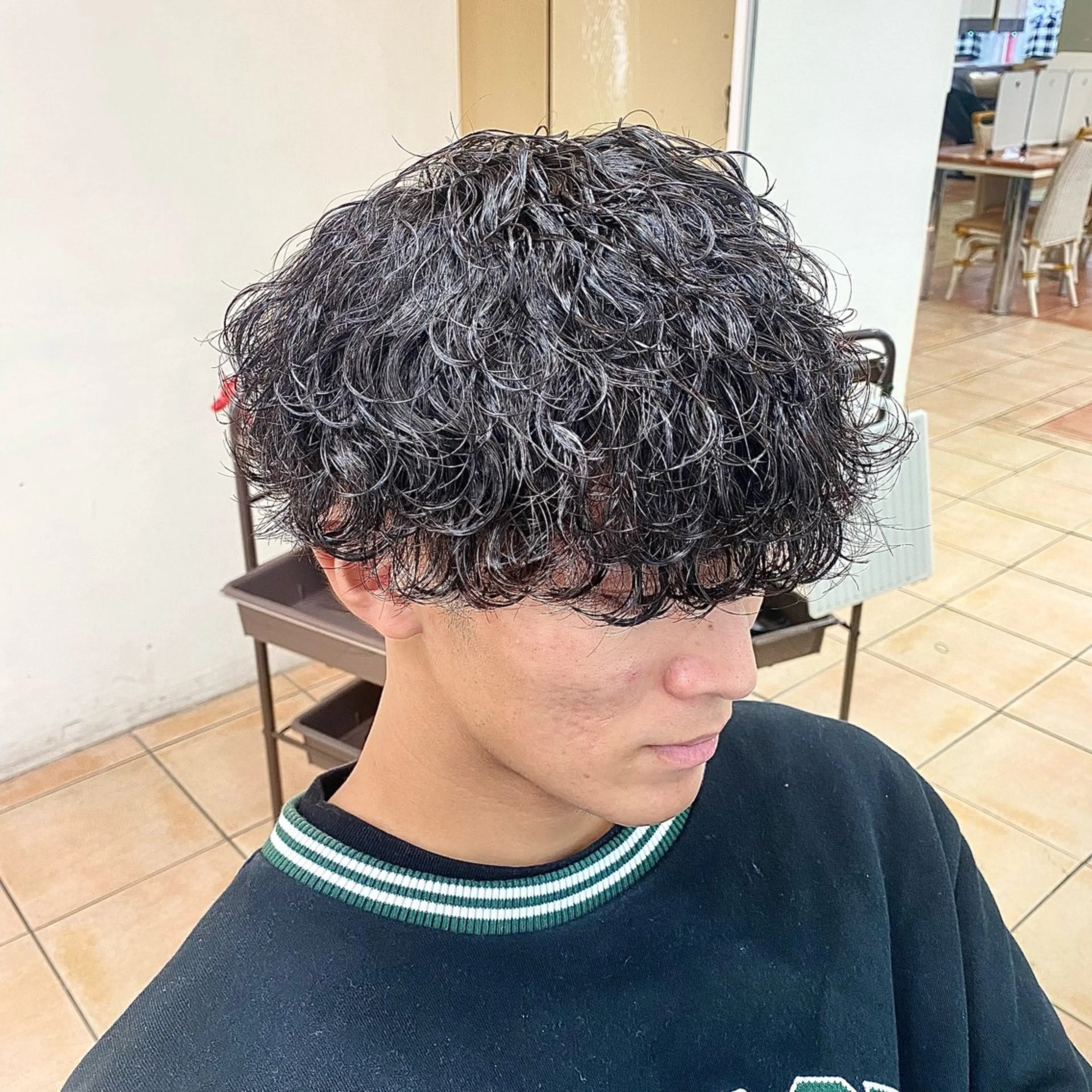 メンズカット+メンズパーマの写真