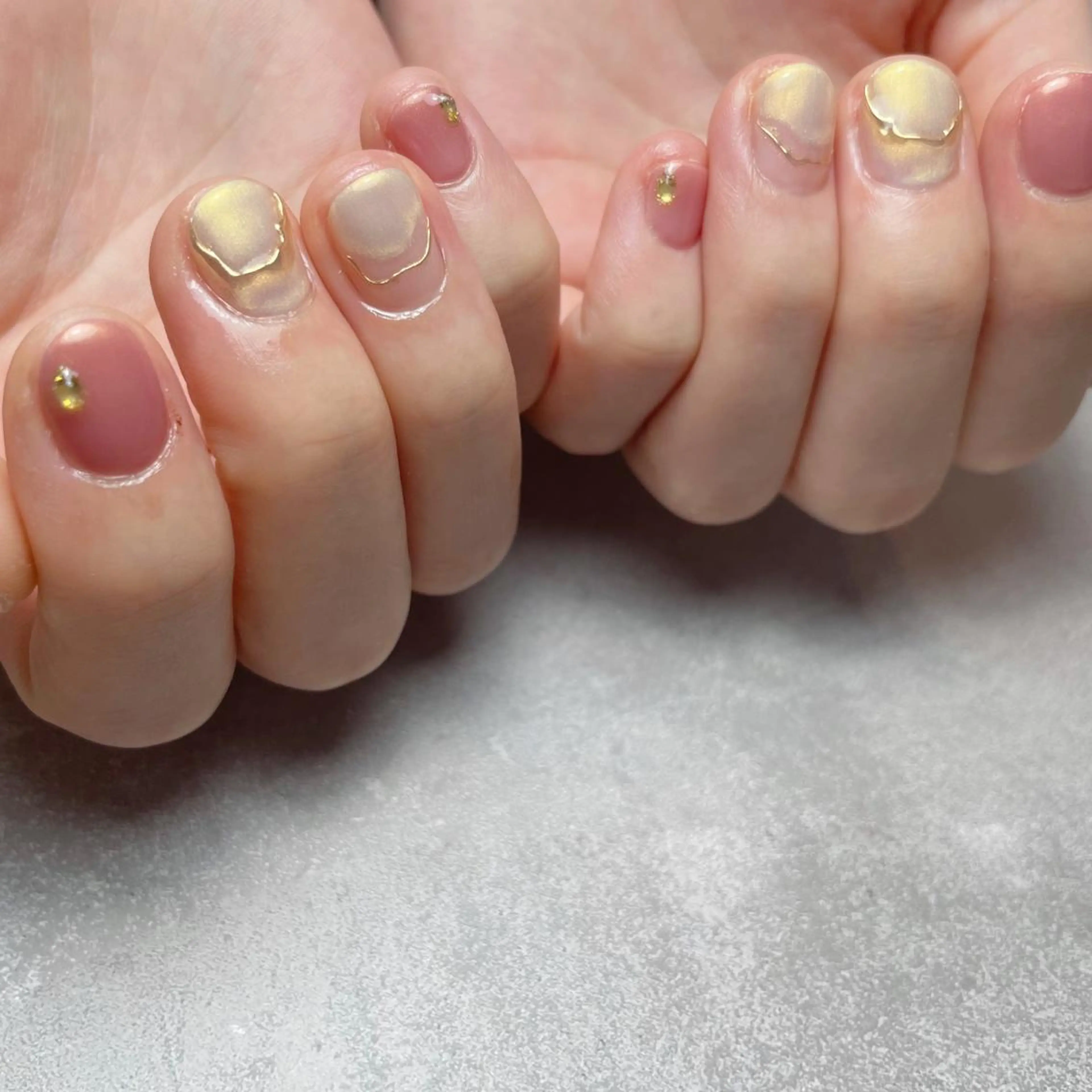 ショート ネイル ハンドネイル eyelash&nail GIZELE ひばりヶ丘店 【ジゼル】所属・GIZELE ひばりヶ丘nailのネイルデザイン