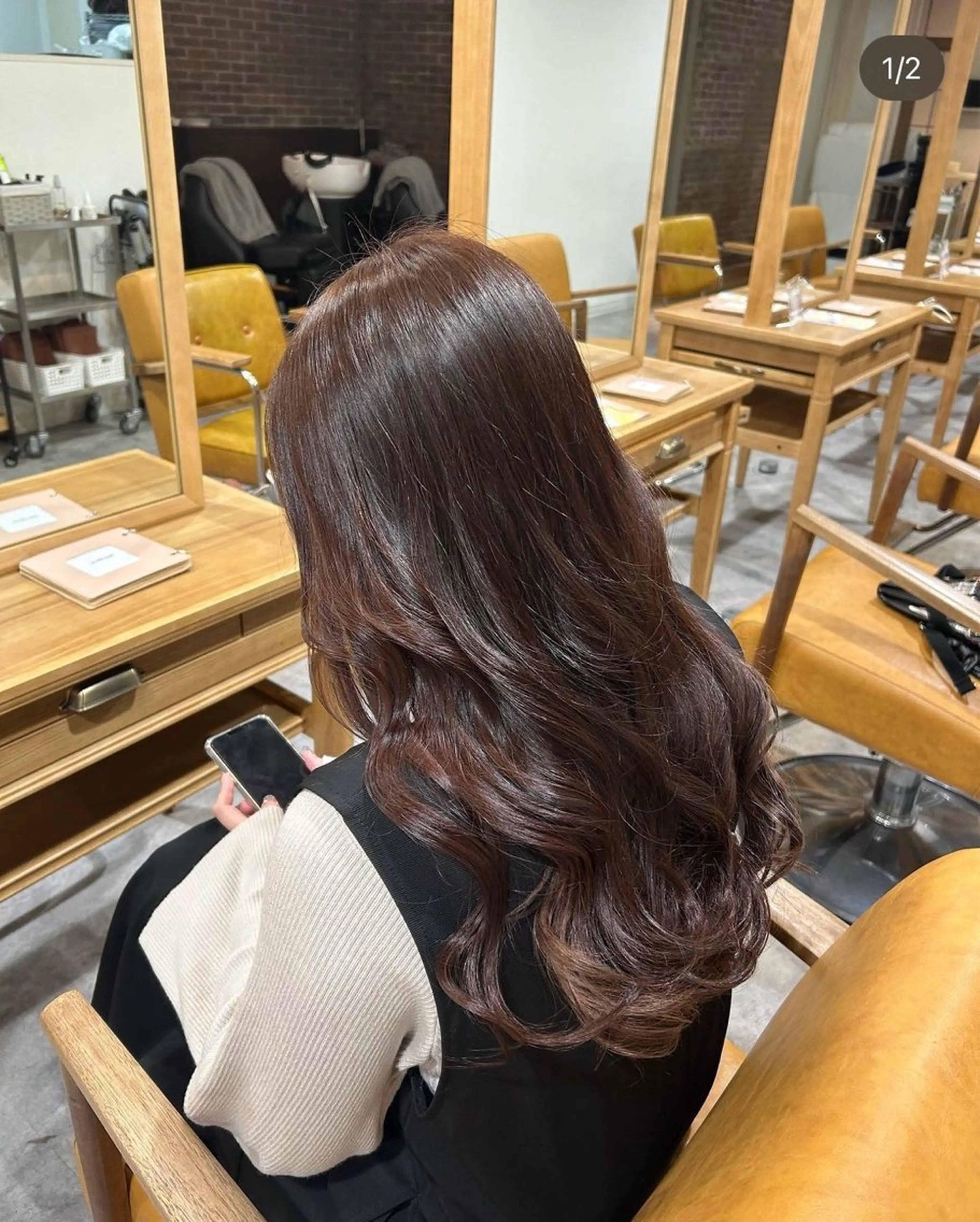 ロング カラー 野田阪神/暖色カラー Kairi🐬のヘアスタイル