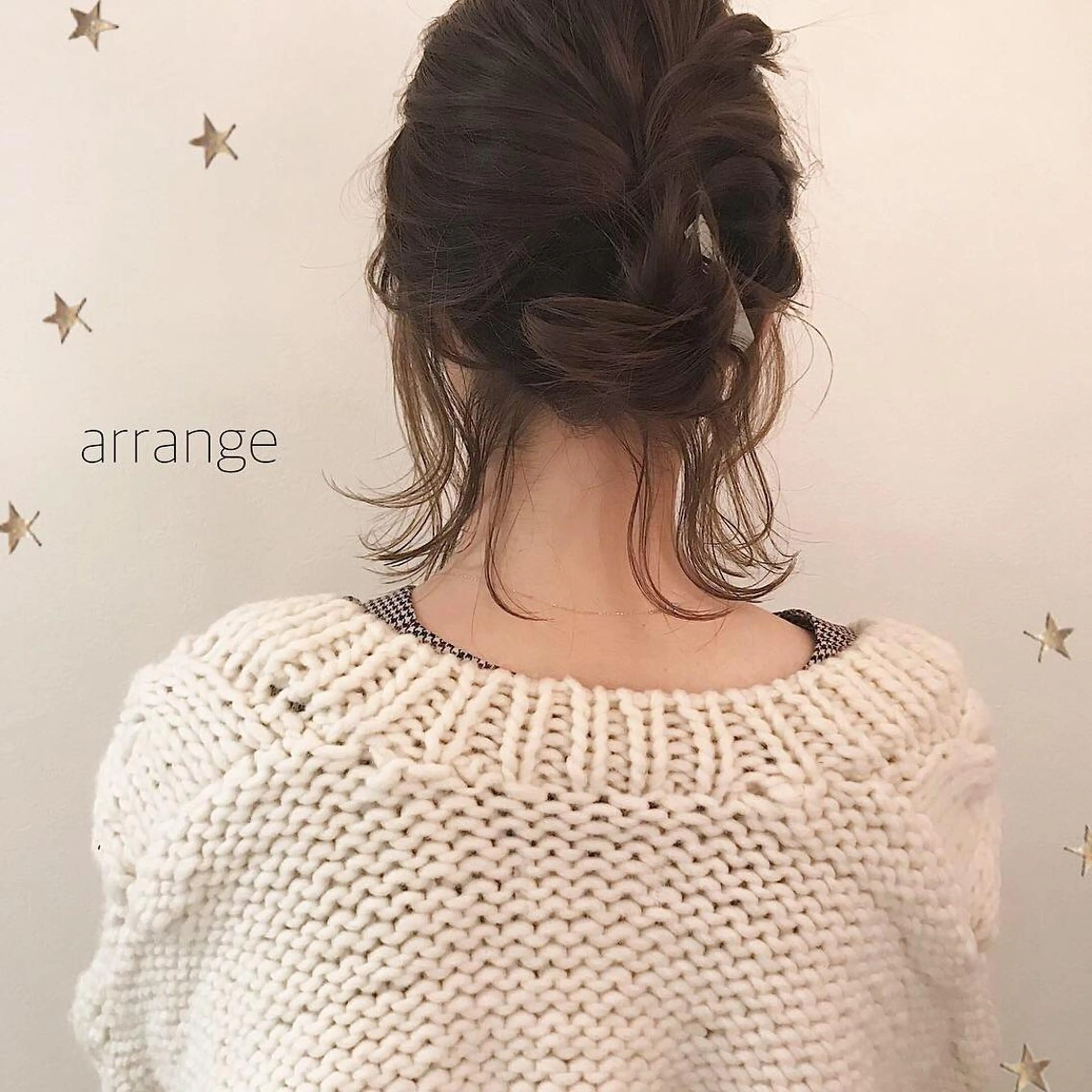 ミディアム ヘアアレンジ 市川 千夏のヘアスタイル