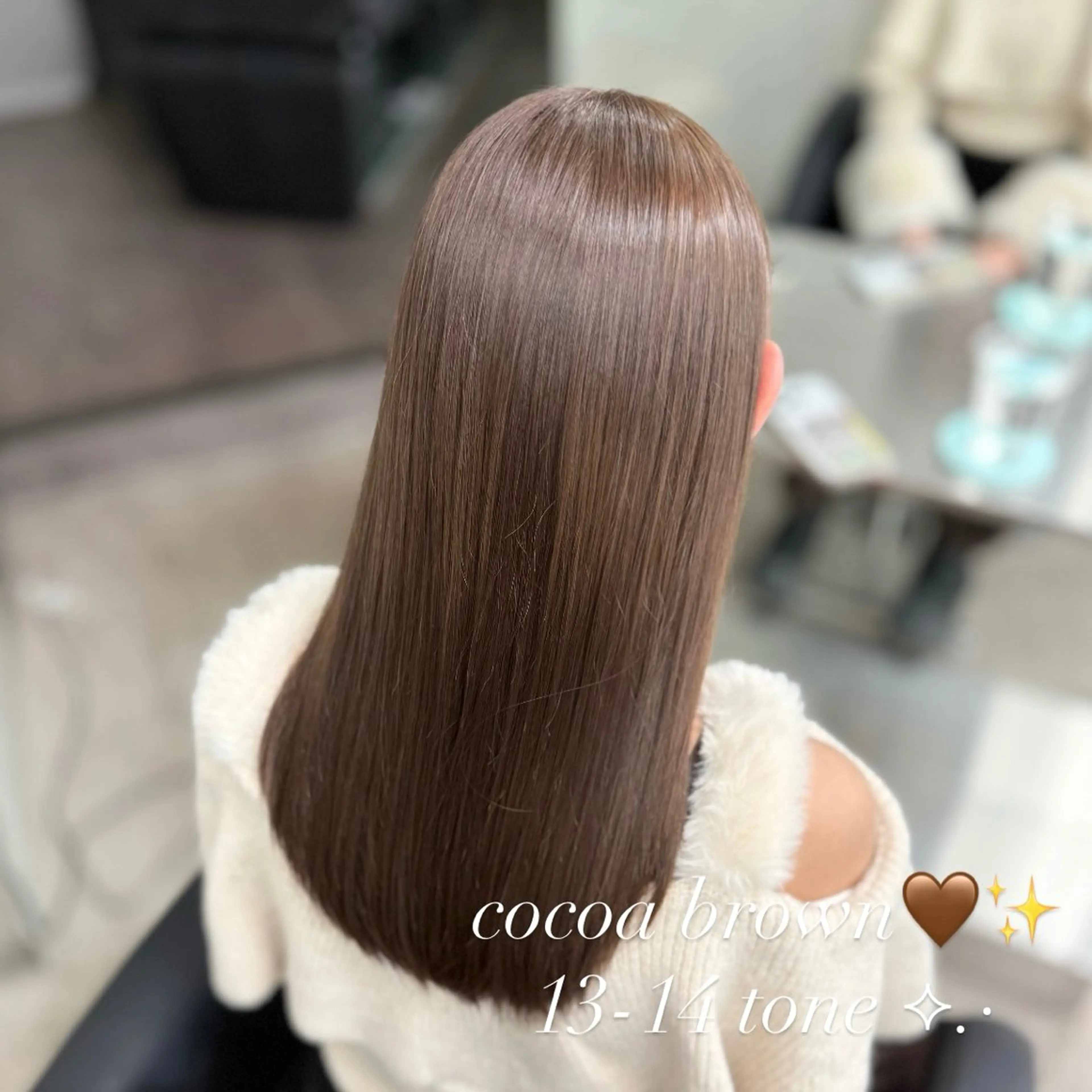 セミロング カラー カット ヘアカラー トリートメント miyu ✧のヘアスタイル