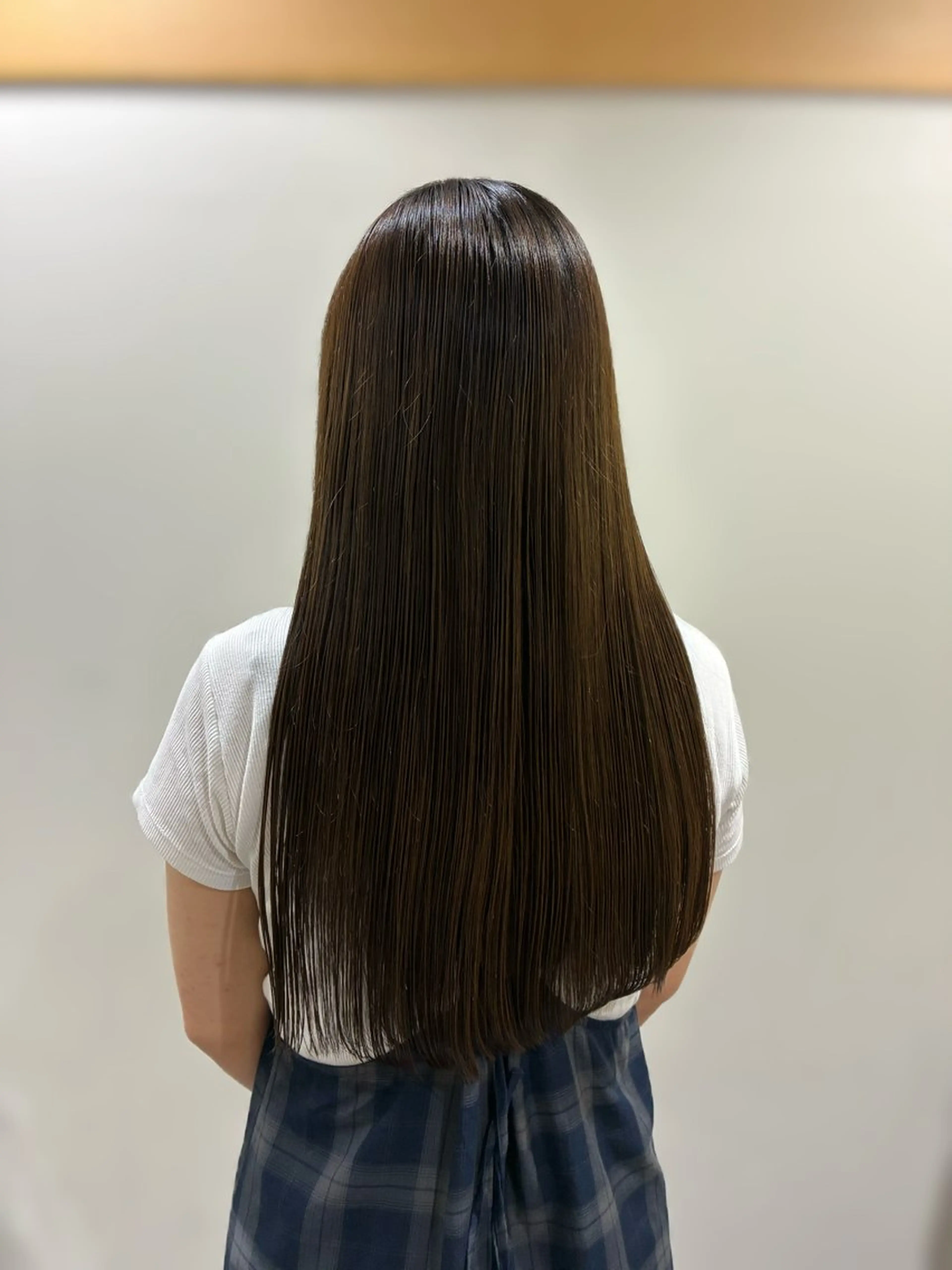 ロング カラー ベージュカラー オリーブベージュ ヘアカラー トリートメント 梅原 姫🍬🐰のヘアスタイル