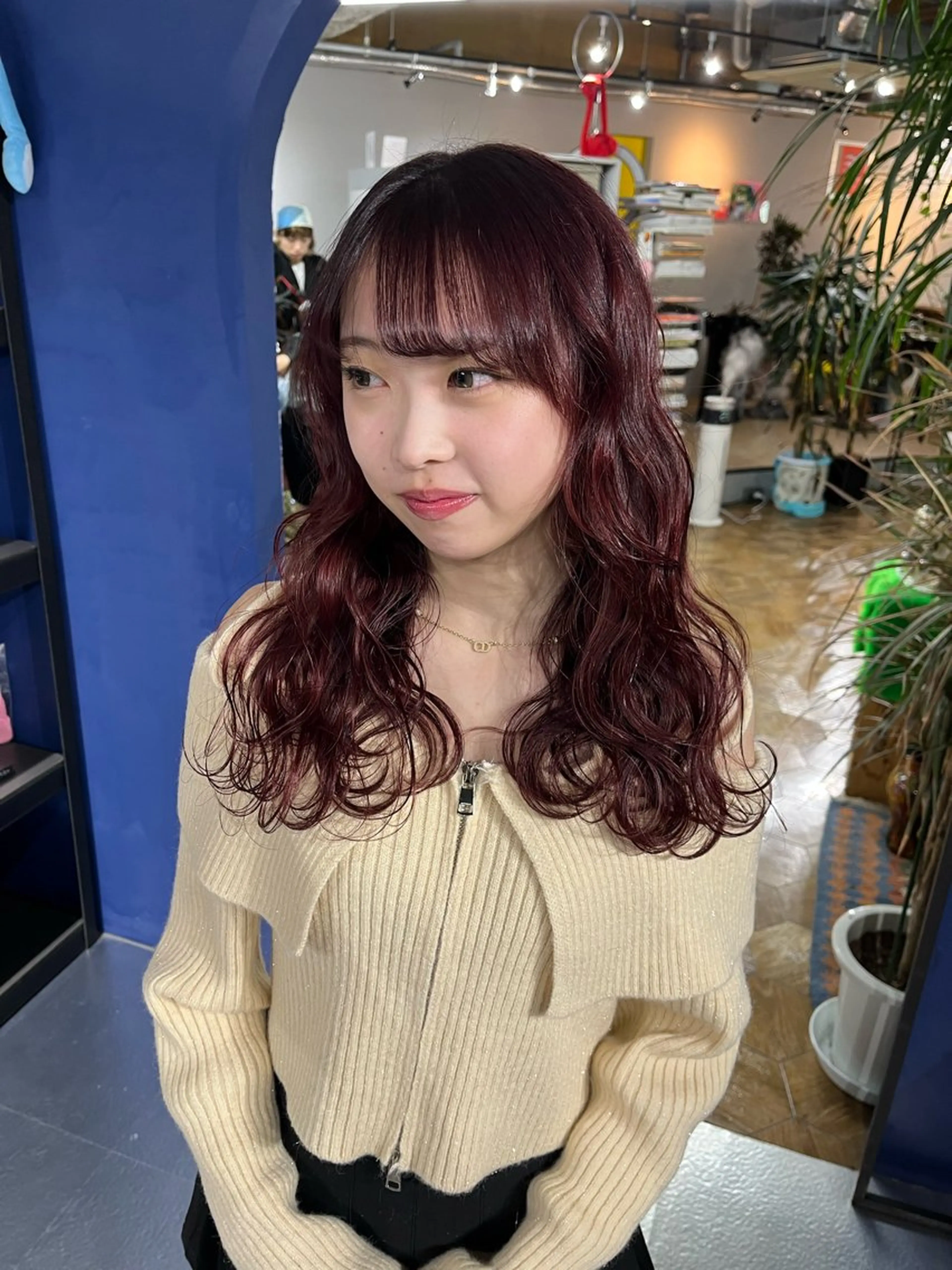 ロング ヘアカラー 綾乃/デザインカラー /ハイトーン/ボブのヘアスタイル