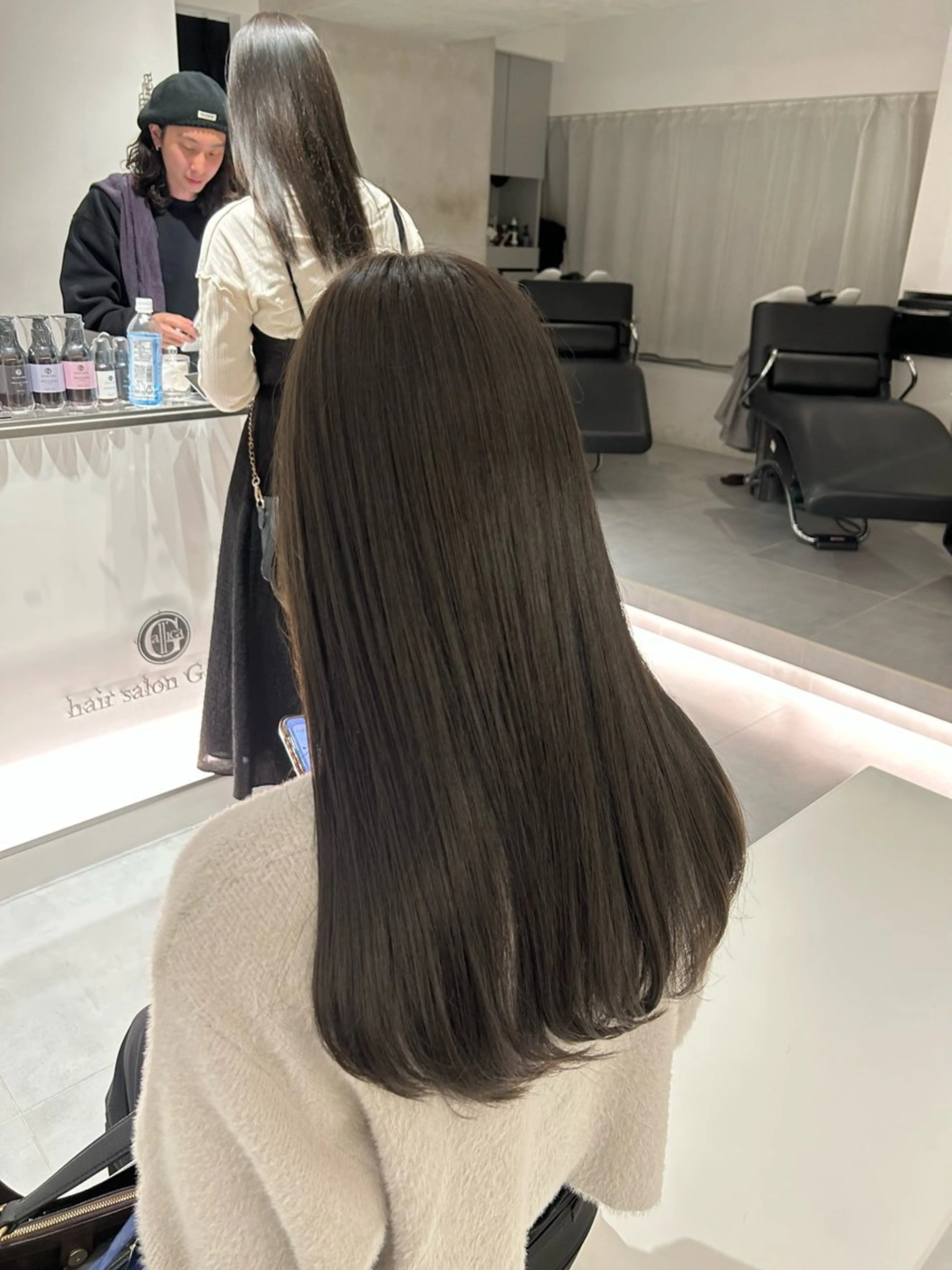 ロング ヘアカラー トリートメント 🧚つやさらhair 🧚manakaのヘアスタイル