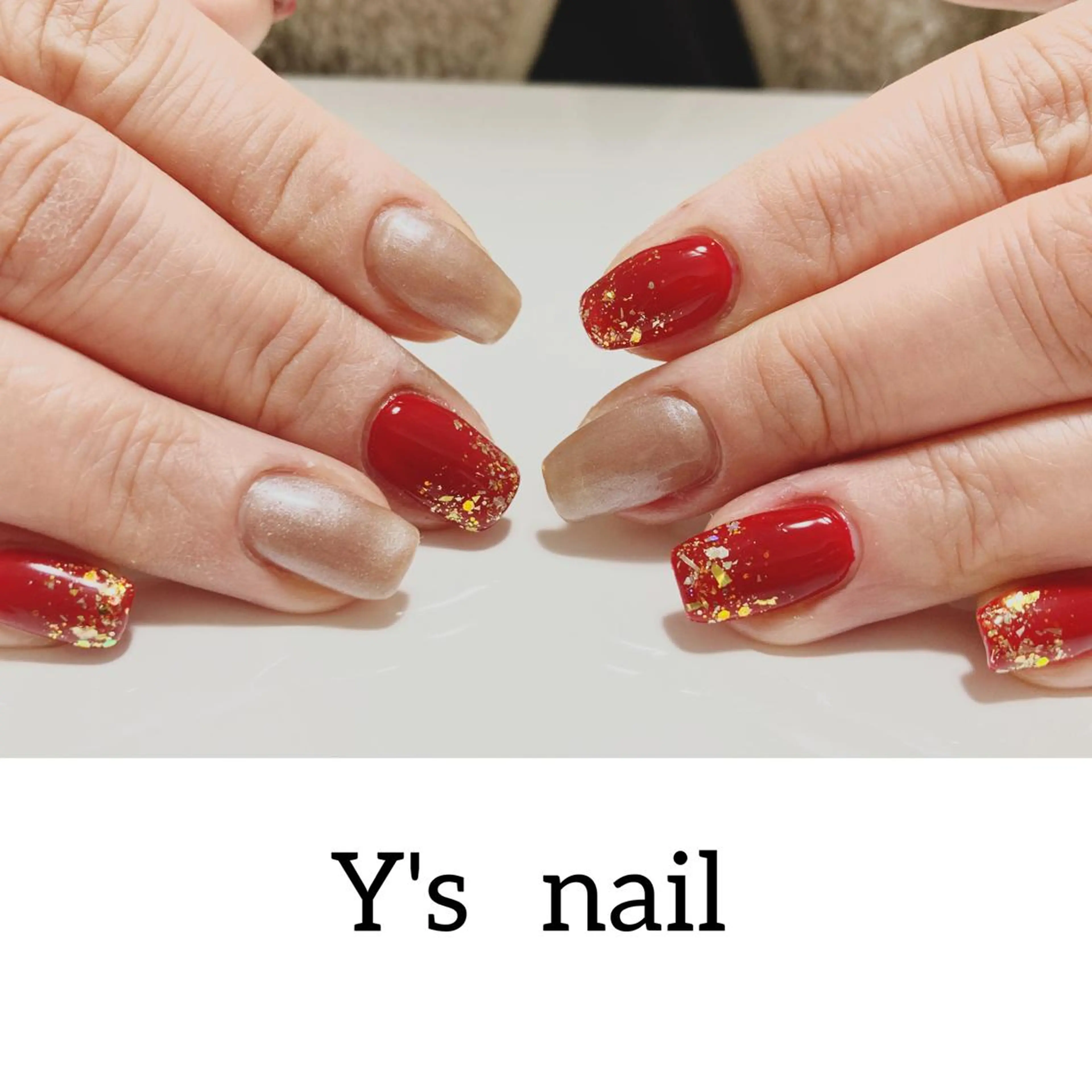 ネイル ラメ(グリッター) ワンカラーネイル 手書きが得意🖌️ Y’s  nailのネイルデザイン
