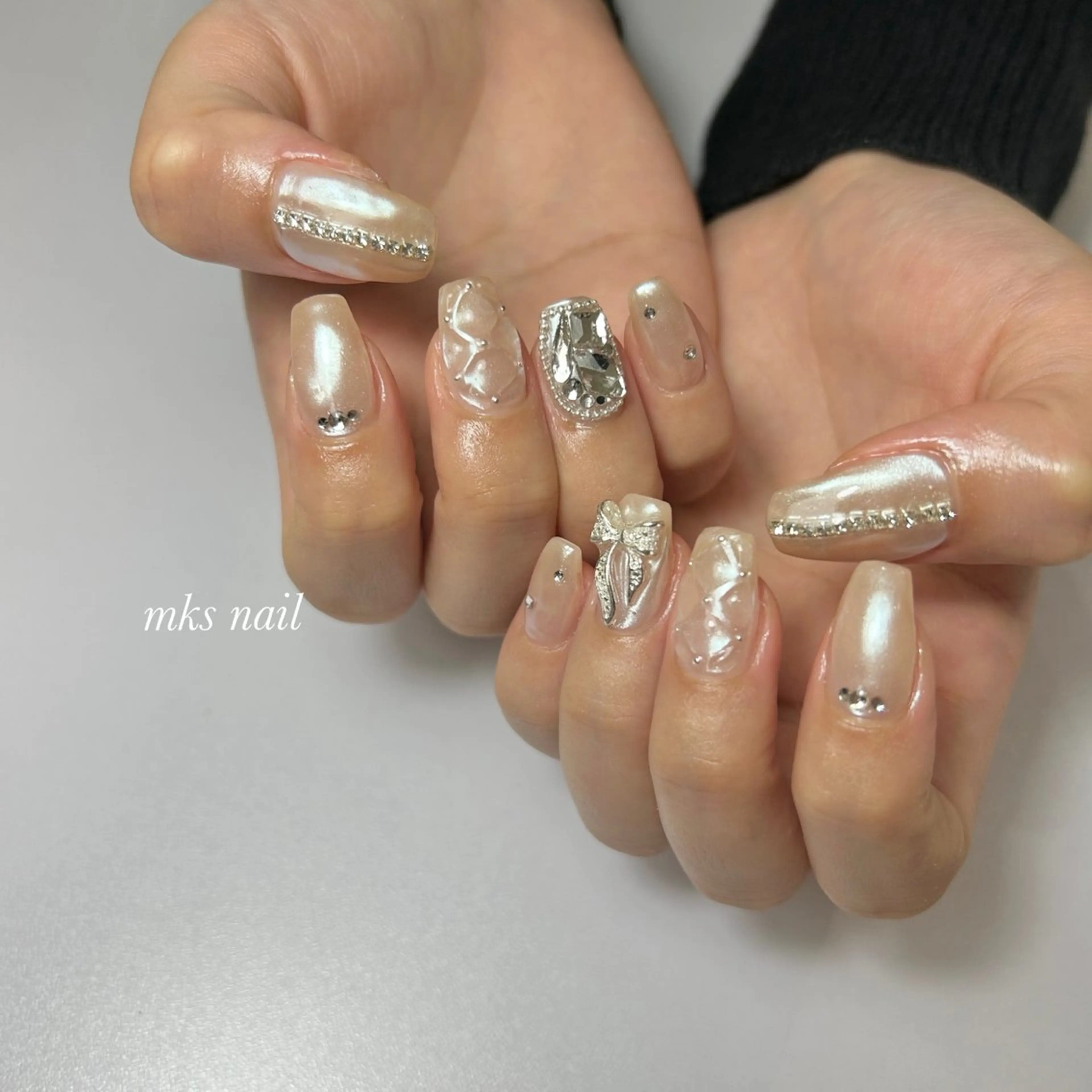 ネイル mks＊nail //  枚方長尾のネイルデザイン