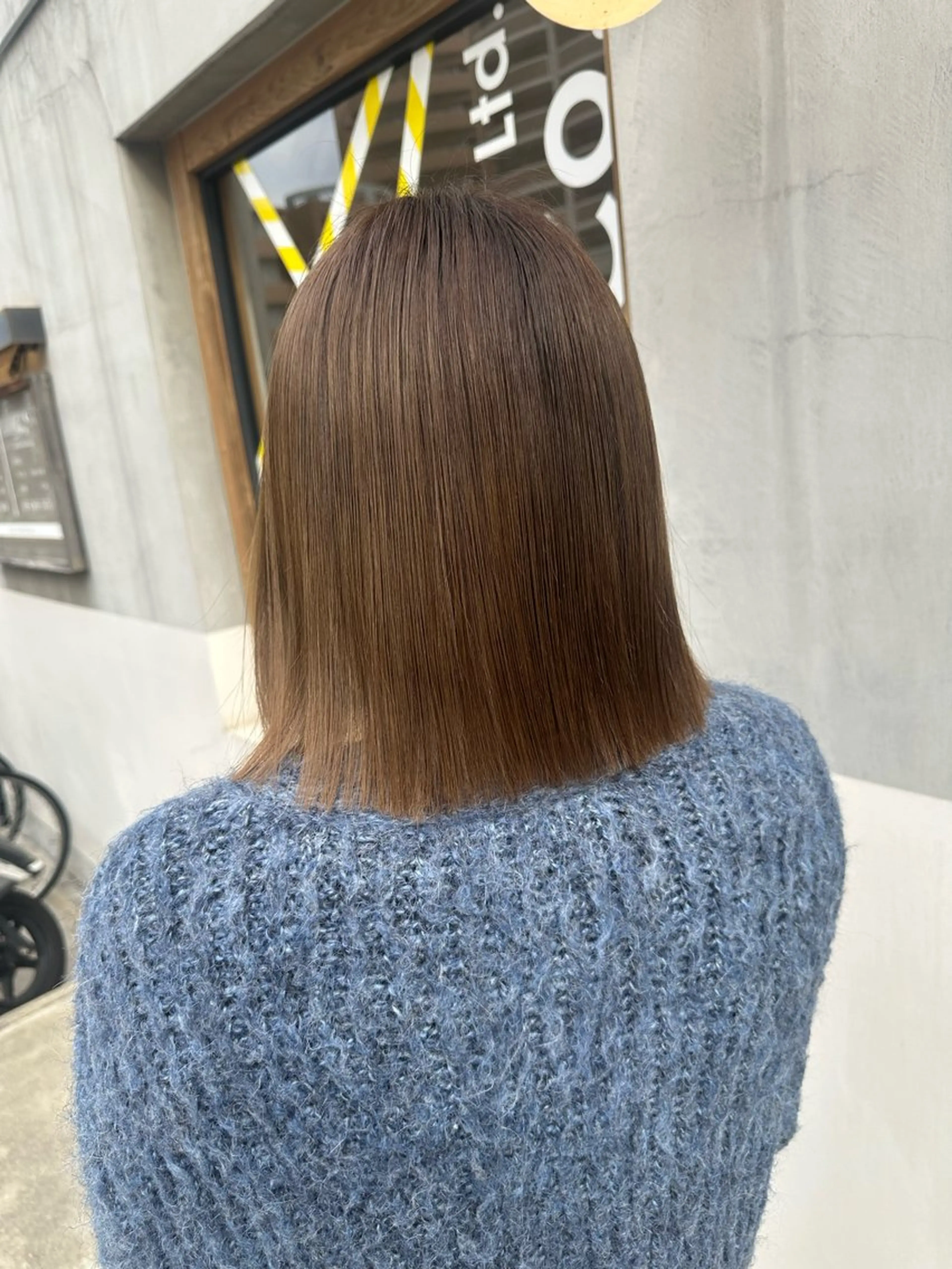 ミディアム カット ヘアカラー トリートメント mei ／モデル募集︎︎中‎のヘアスタイル