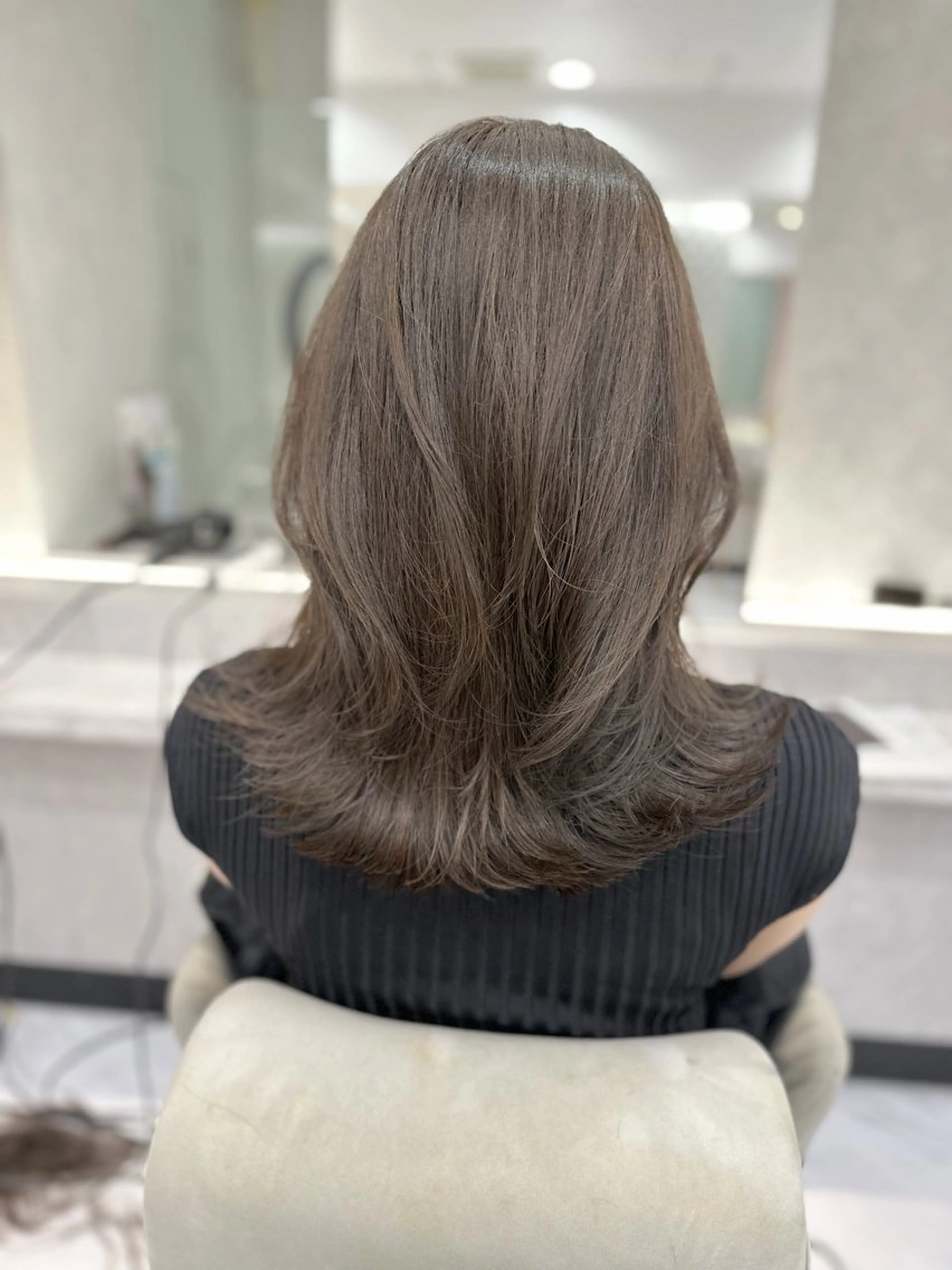 ロング ヘアカラー 立花 怜礼のヘアスタイル