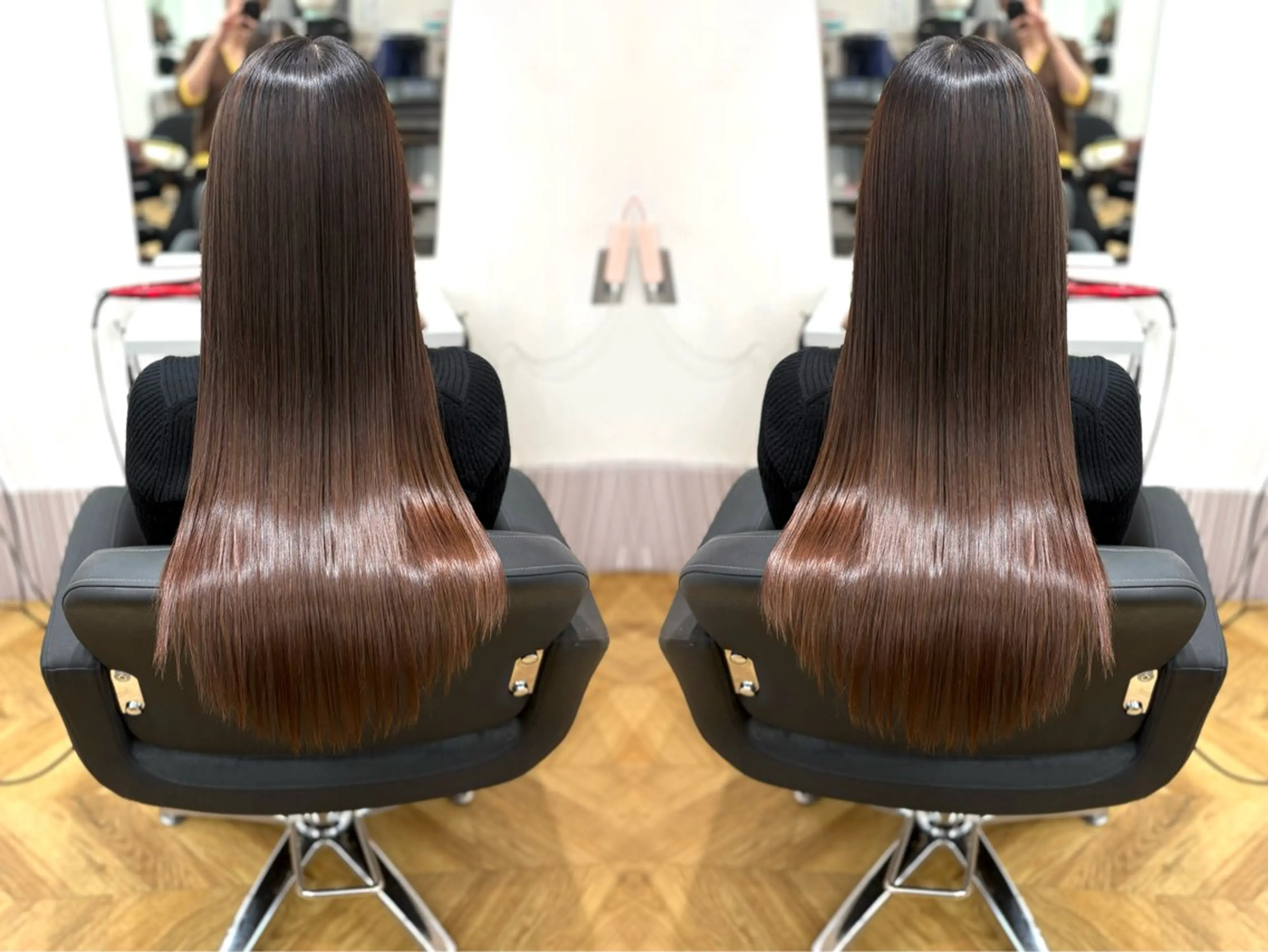 【弱酸！美髪縮毛メニュー❄️】カット＋弱酸性美髪縮毛矯正＋TOKIO５StepTR   （ナノスチーム・超音波付き🫧）の写真