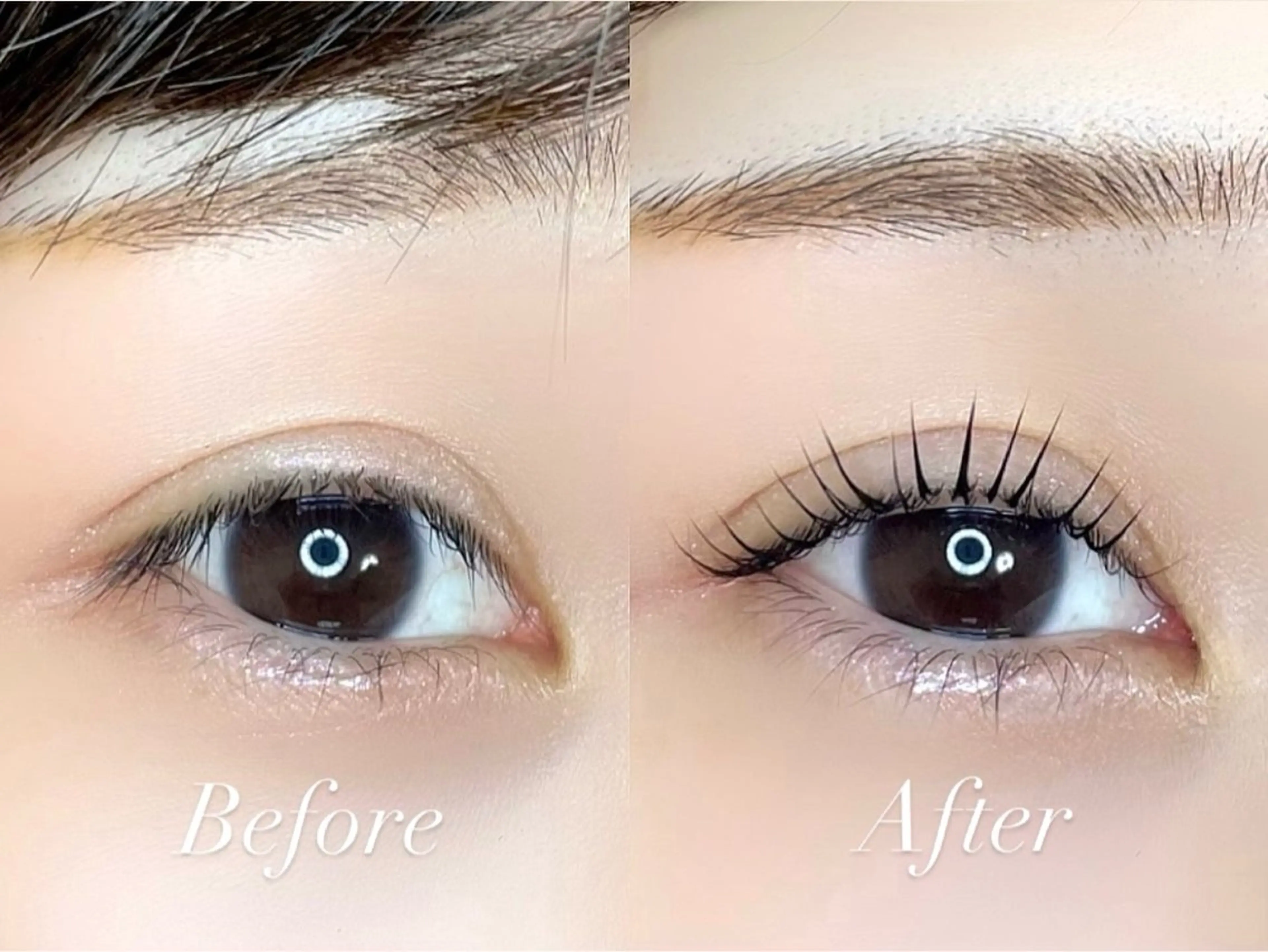 マツエク・マツパ 一重×まつ毛パーマ Po eyelash ･:* 下北沢のマツエク・マツパデザイン