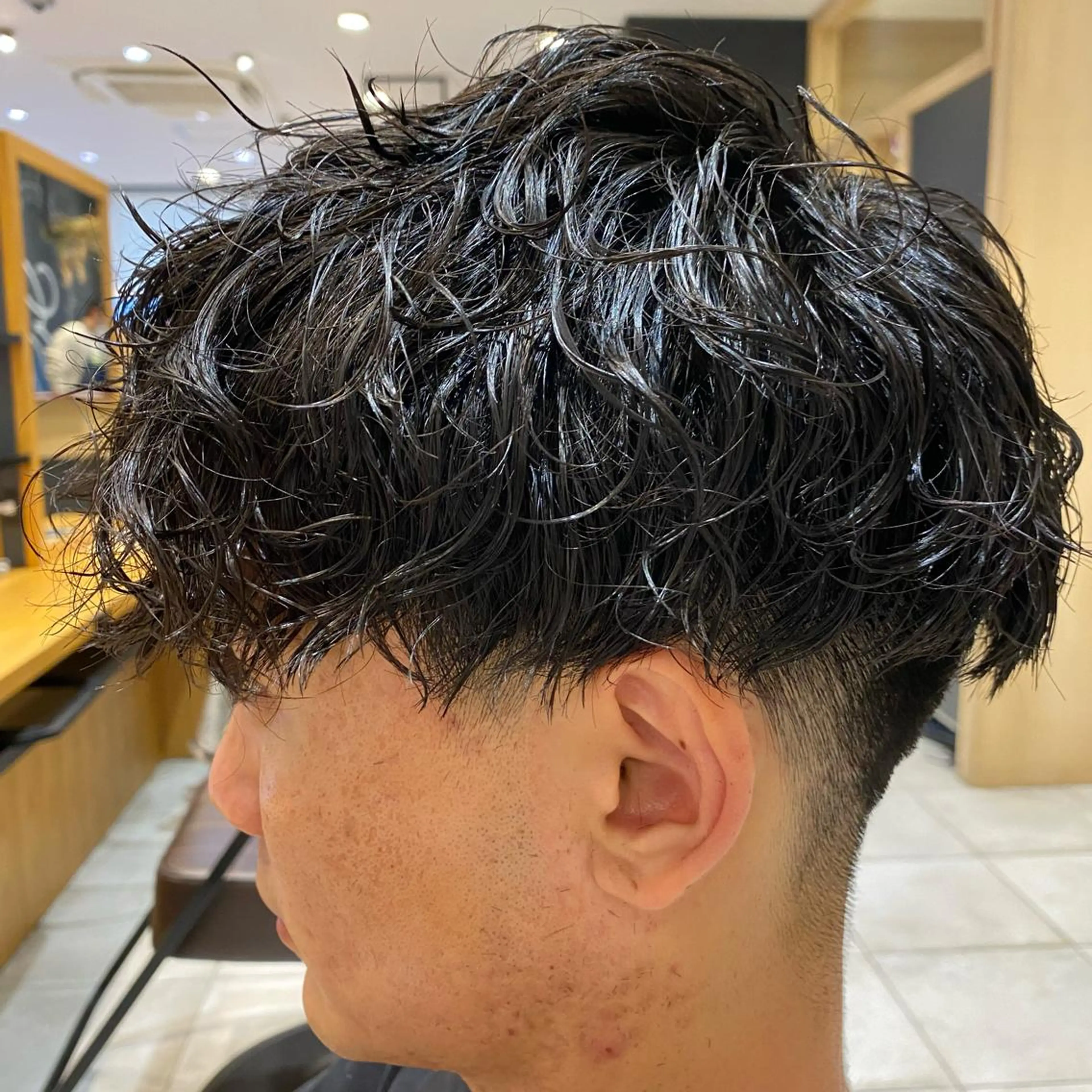 パーマ メンズ カット パーマ Seaツイスト/ ユウガのヘアスタイル