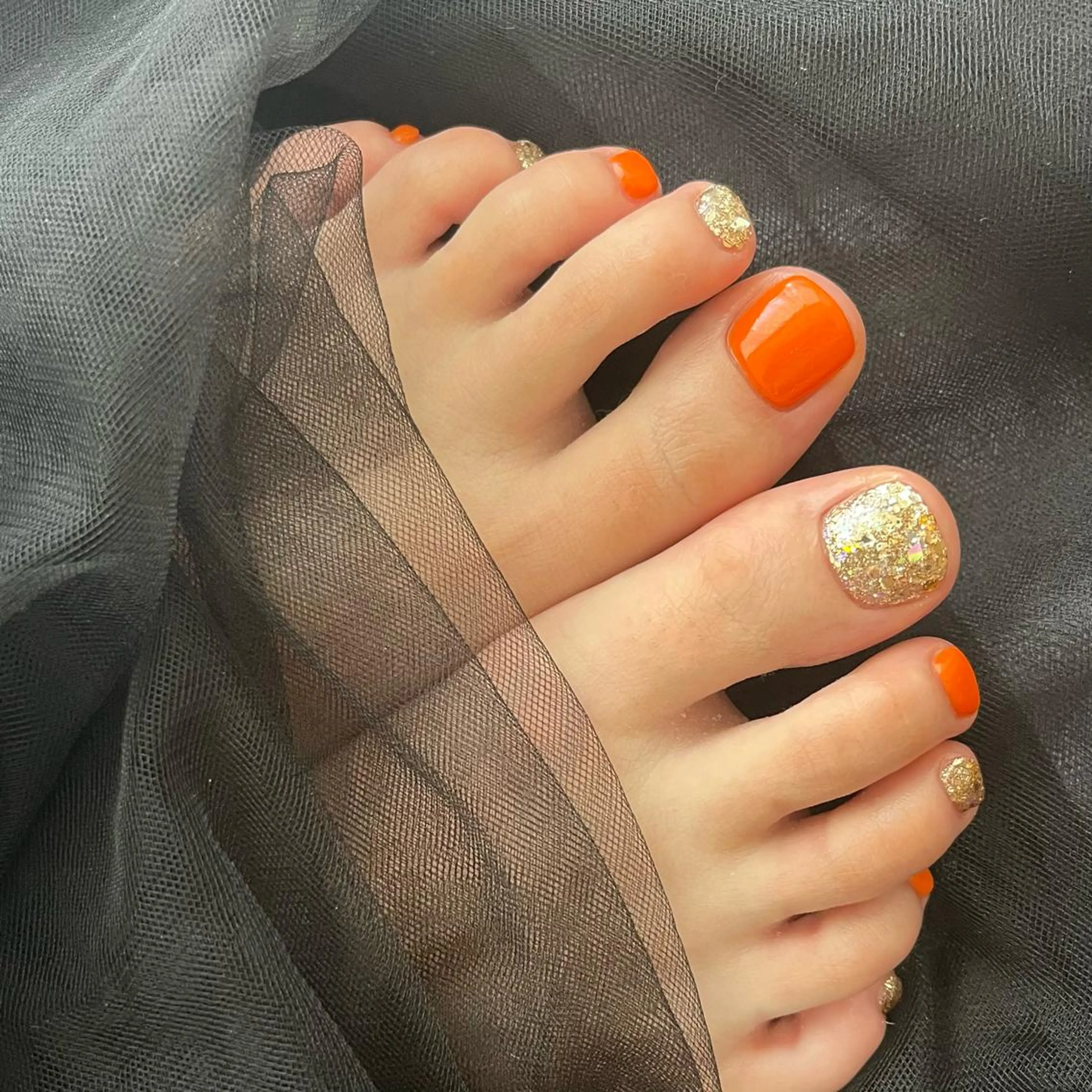 【Foot】ワンカラー(オフ無)の写真