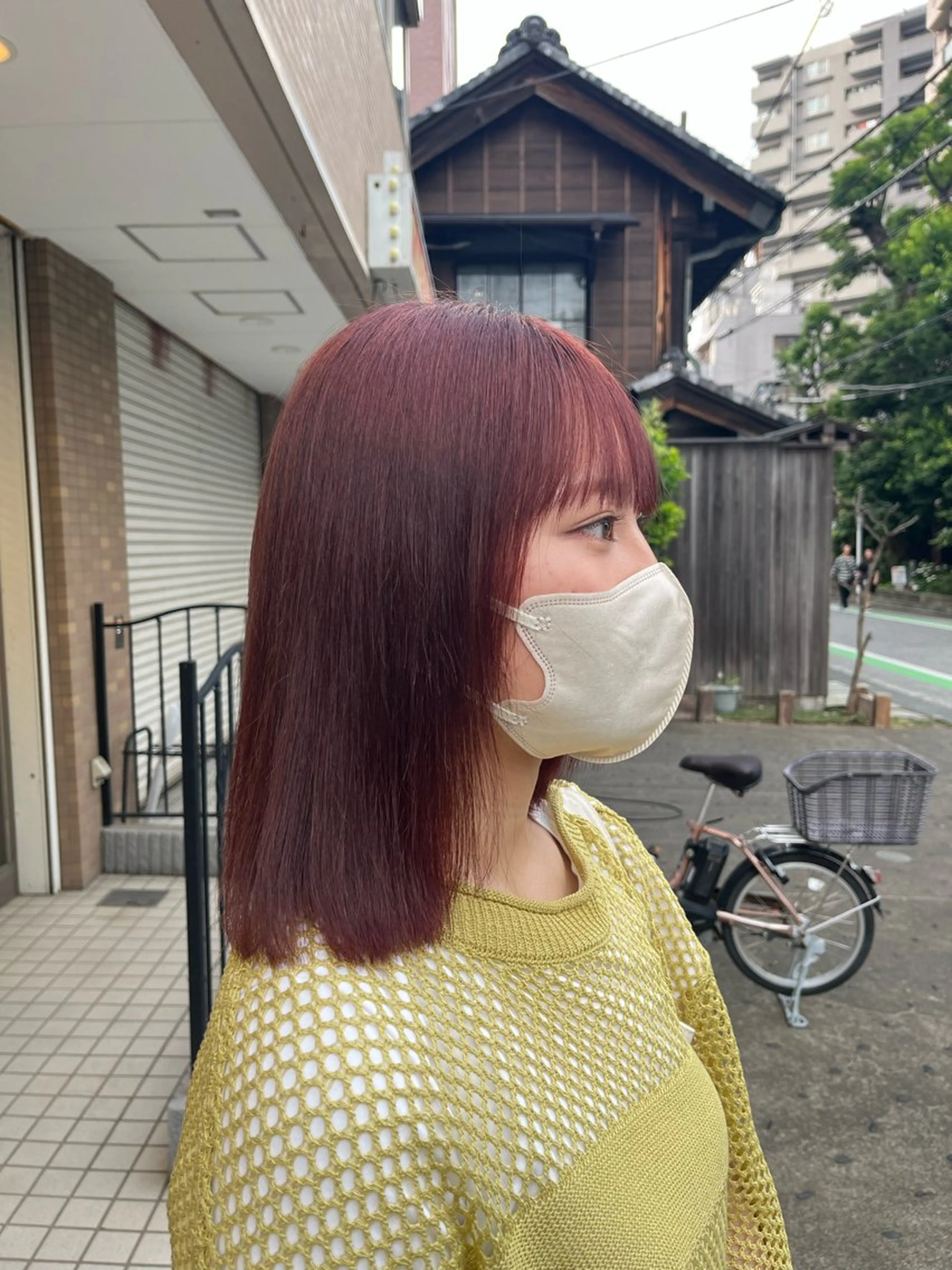 ミディアム ヘアカラー トリートメント 神田 望未👩🏻‍🦰のヘアスタイル