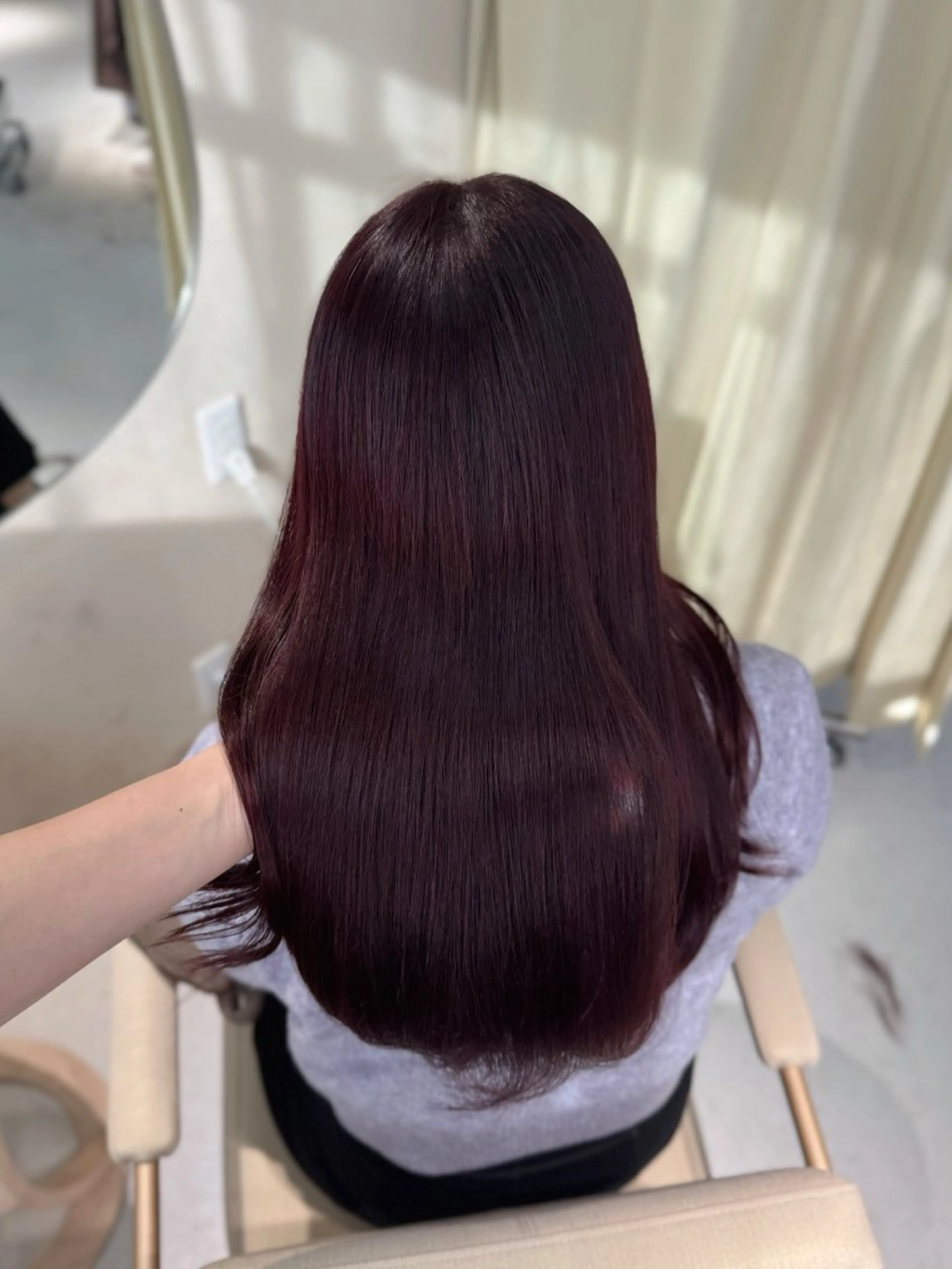 ロング ヘアカラー トリートメント jupreÿ 𝒔𝒂𝒚𝒂🍓のヘアスタイル