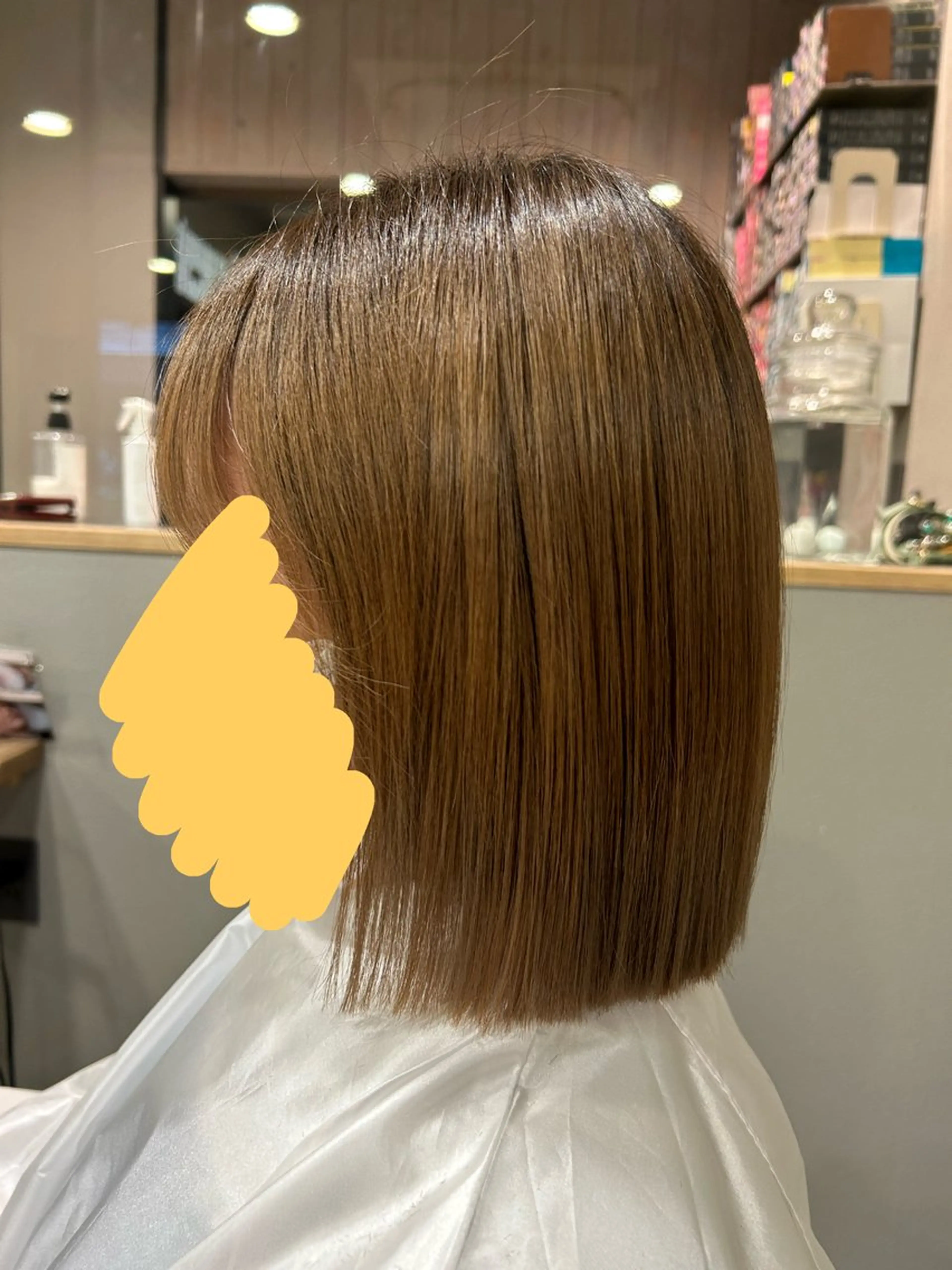 ショート 切りっぱなしボブ ボブ 南條 しほのヘアスタイル