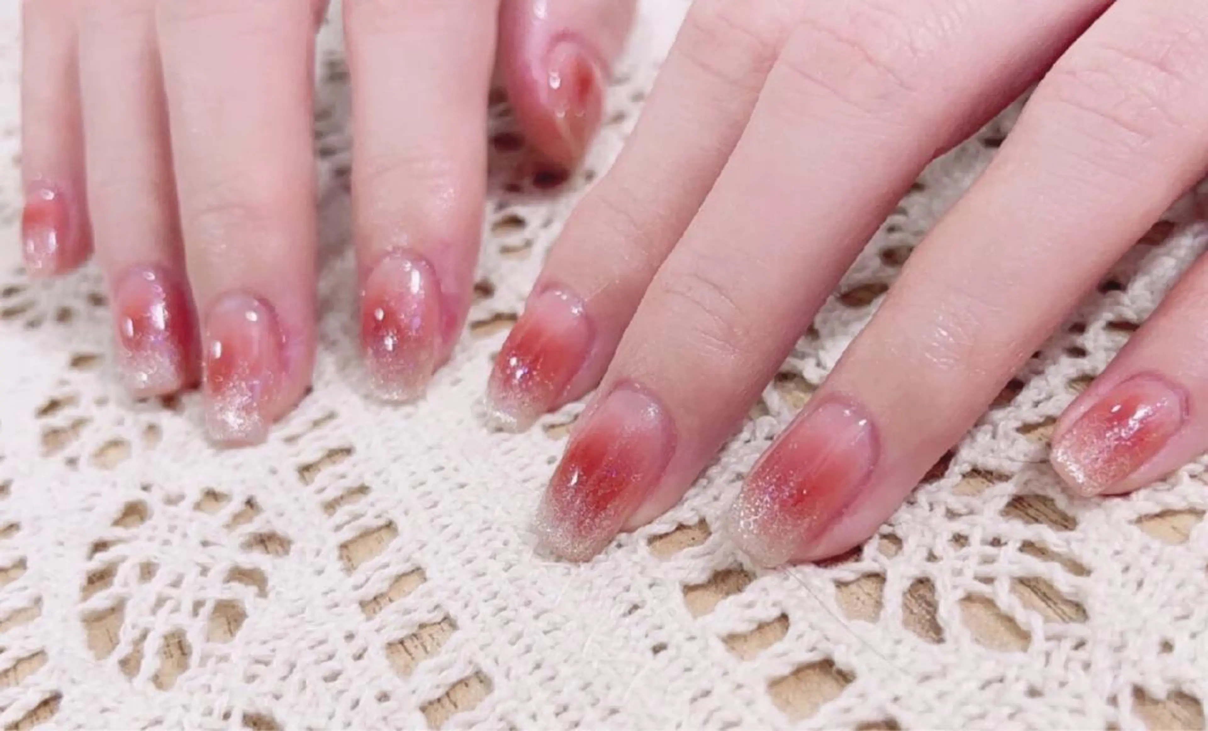 ネイル ハンドネイル MoonNail ユリ🌸のネイルデザイン