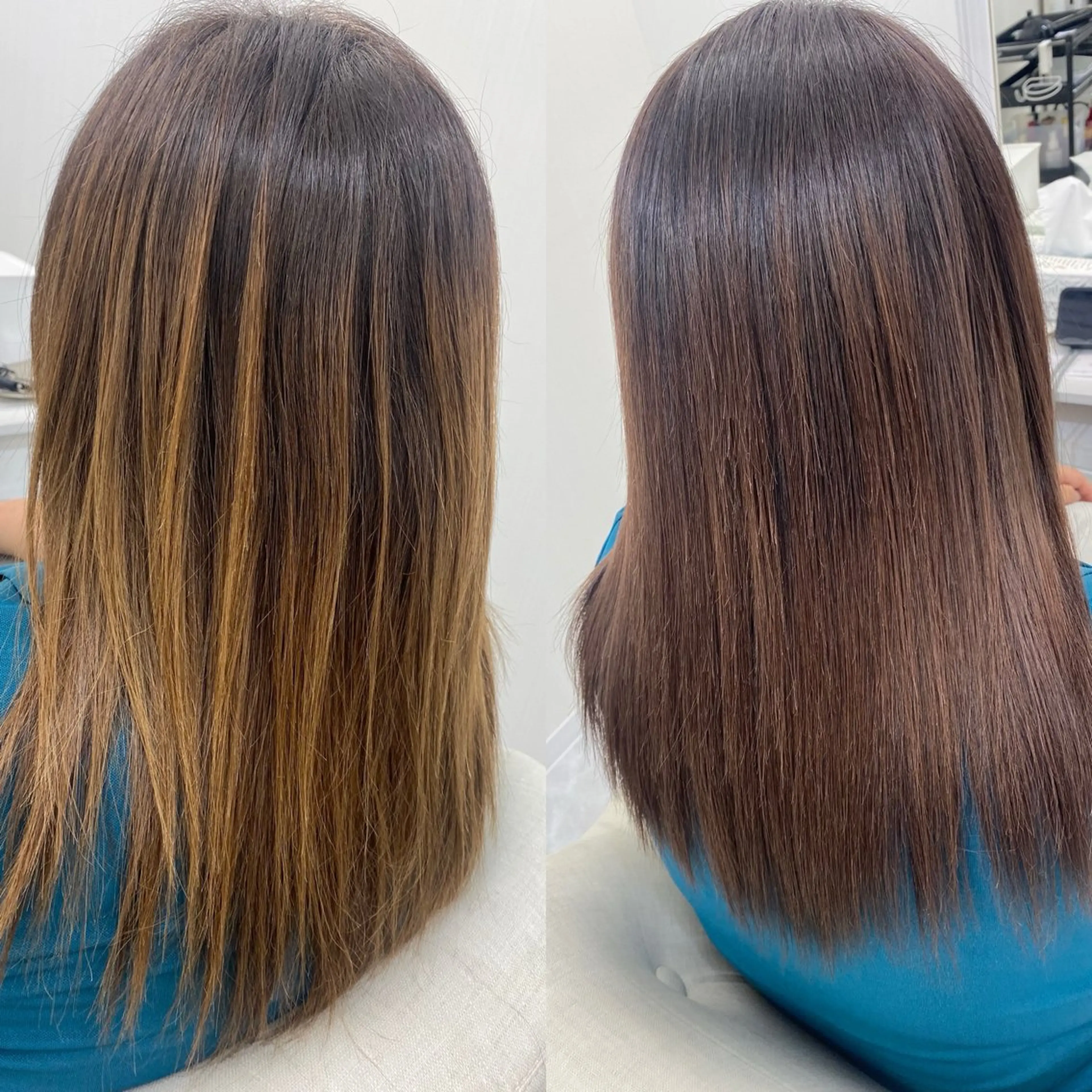 セミロング 髪質改善 カット ヘアカラー トリートメント 【乾かすだけで革命】 早矢仕正志のヘアスタイル