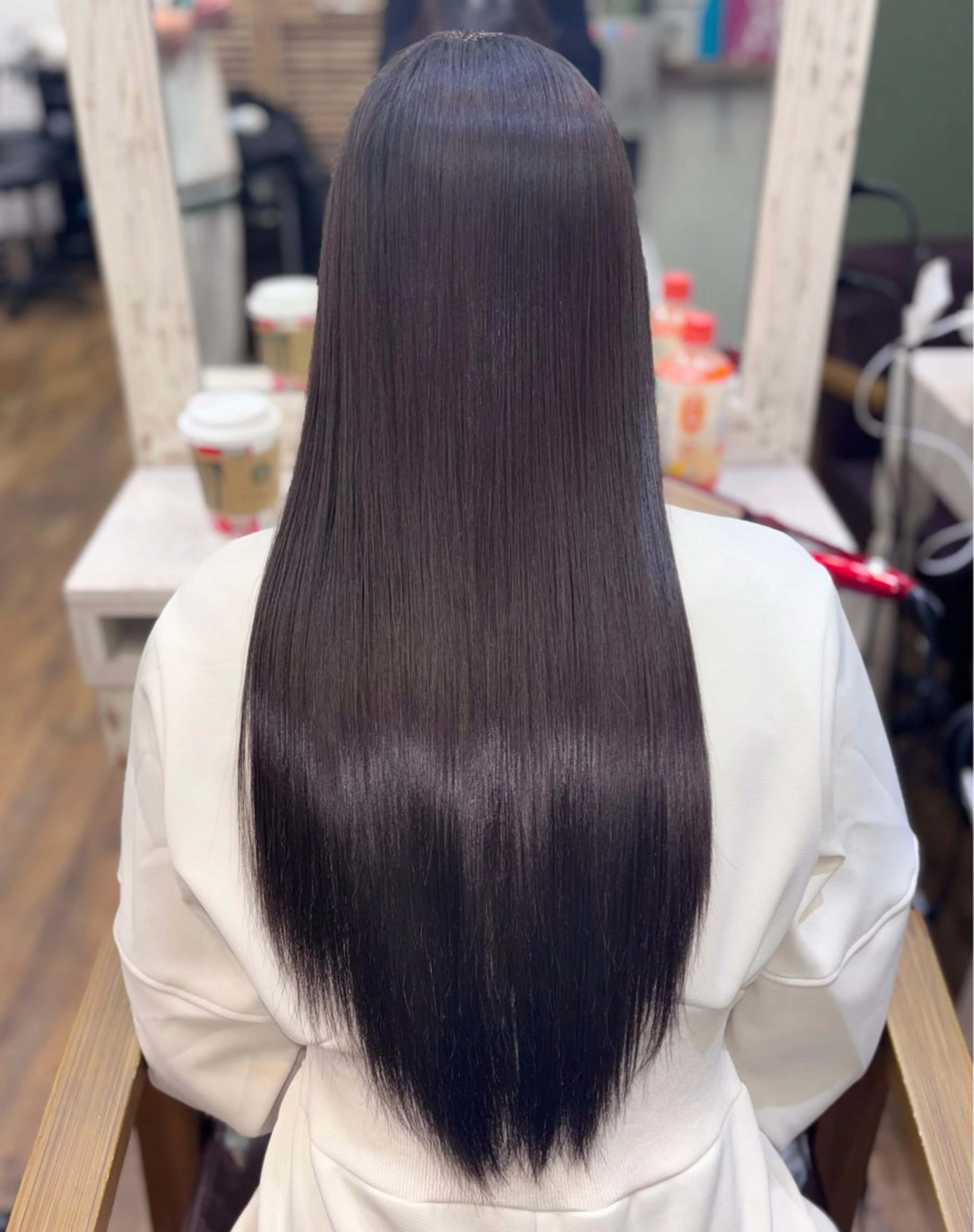 ロング カラー ブリーチ ダブルカラー インナーカラー ブリーチなしカラー 髪質改善 カット ヘアカラー トリートメント 💗髪質改善💗艶髪 韓国ヘア💗こころのヘアスタイル