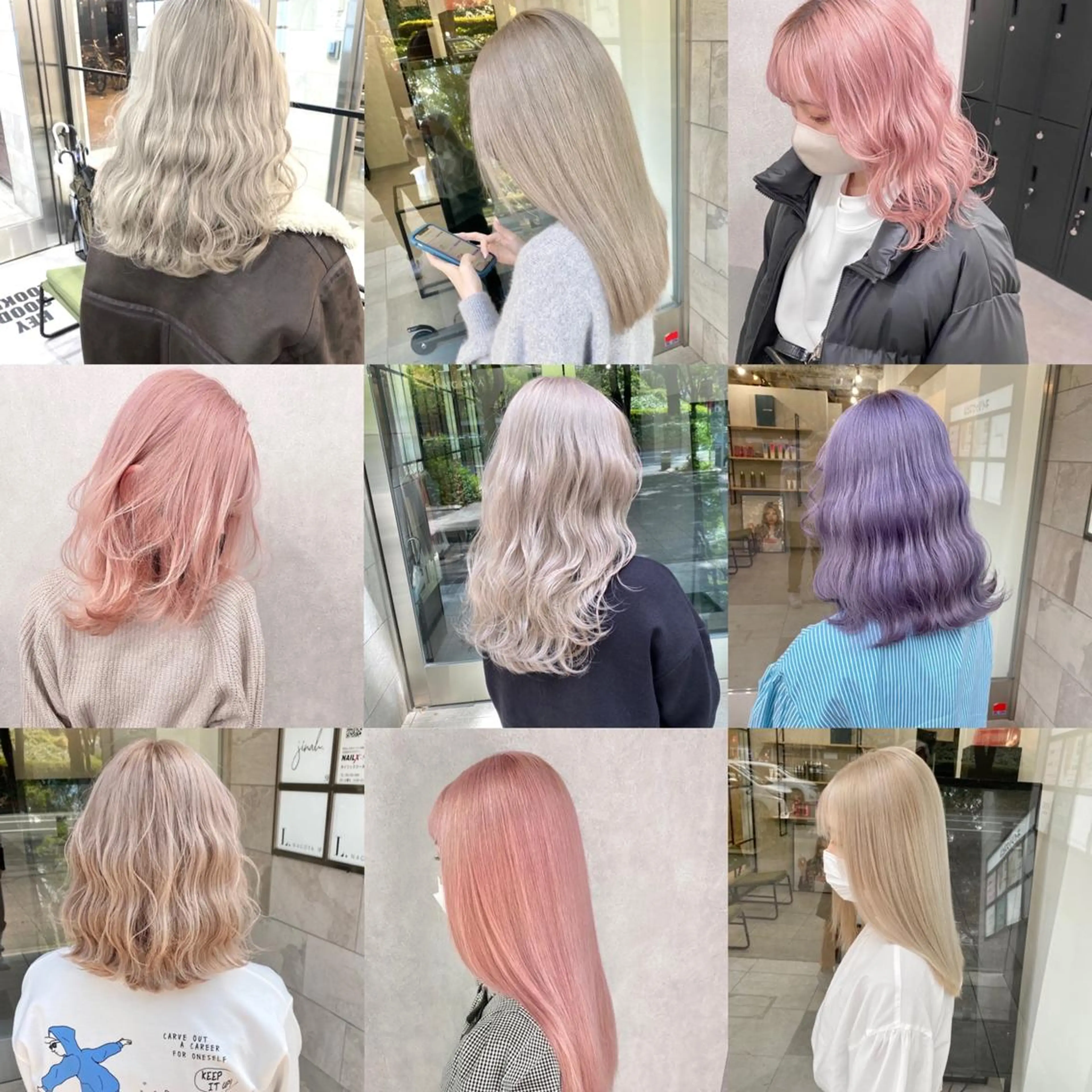 カラー ハイトーンボブ /tasukuのヘアスタイル