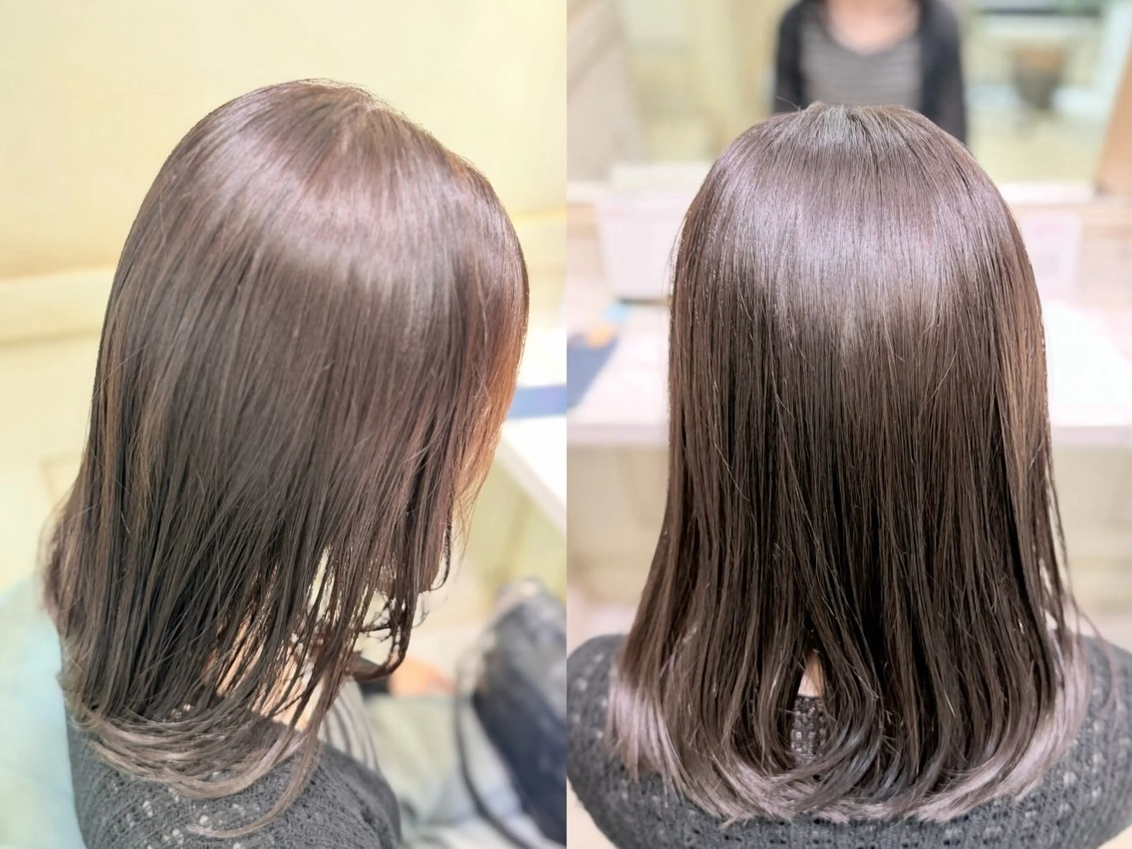 ミディアム カラー 艶髪✨ 徳丸 瞭のヘアスタイル