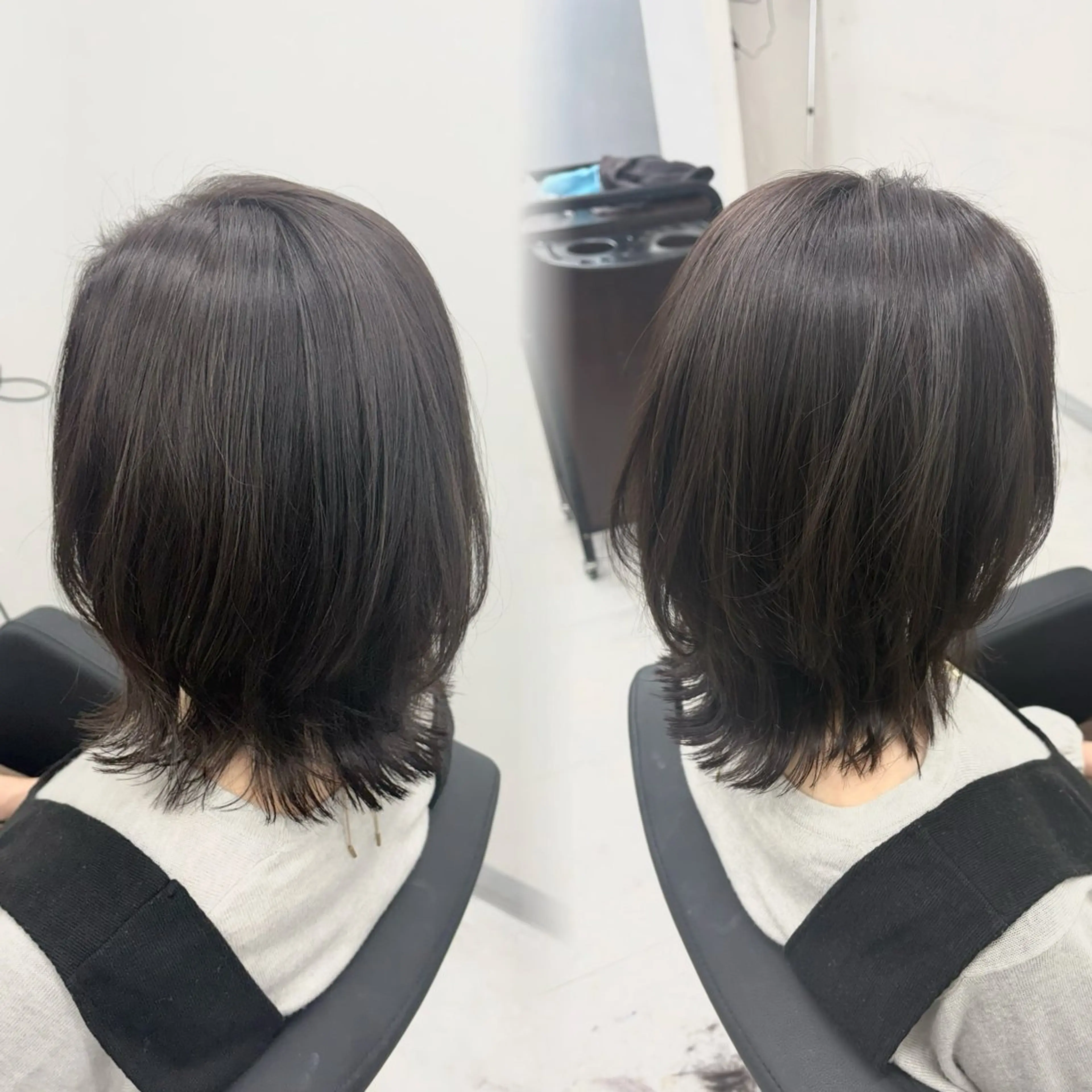 ミディアム 瀬山 杏奈のヘアスタイル