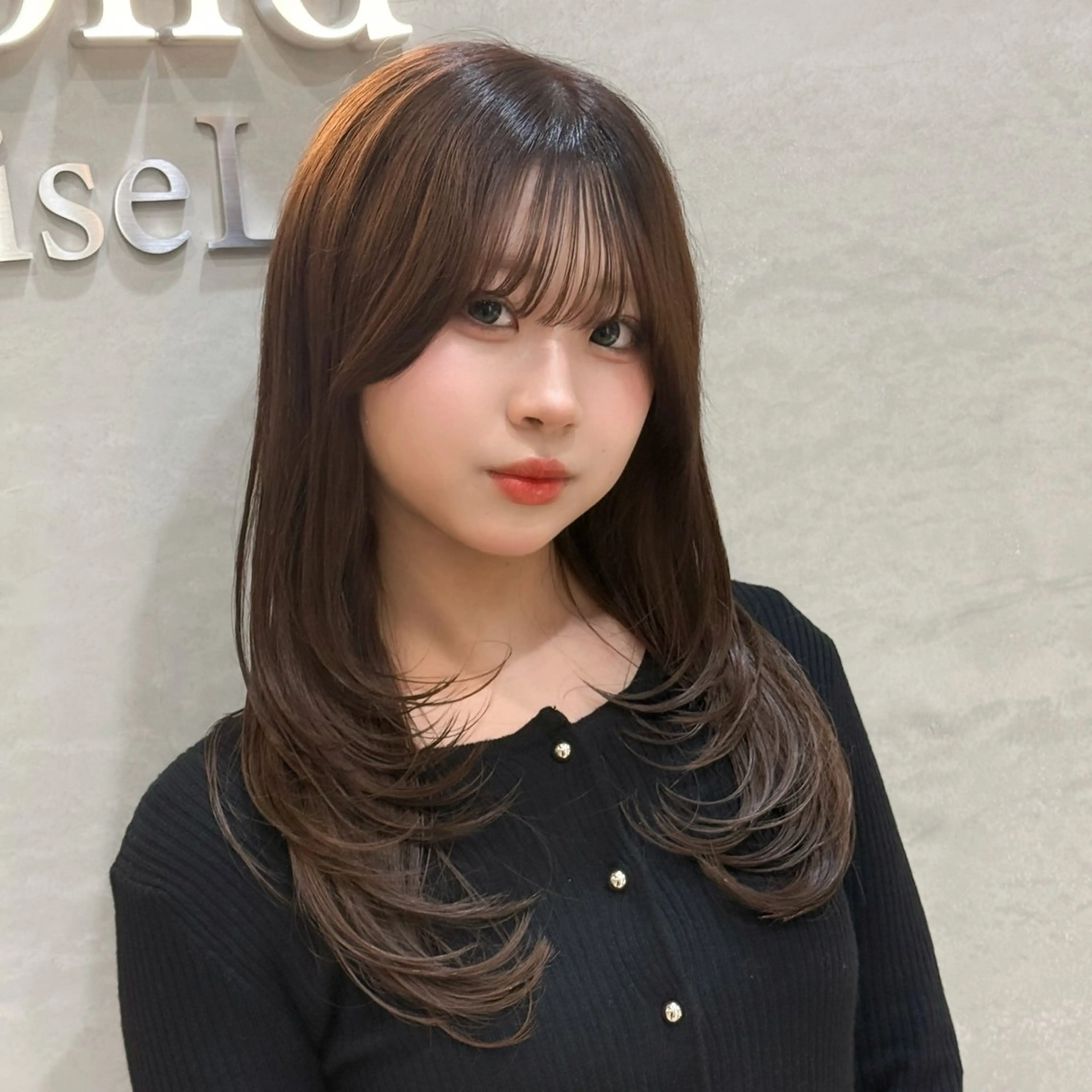 セミロング カット ヘアカラー トリートメント レイヤー/ハッシュ/ ボブ/縮毛/内藤康太のヘアスタイル