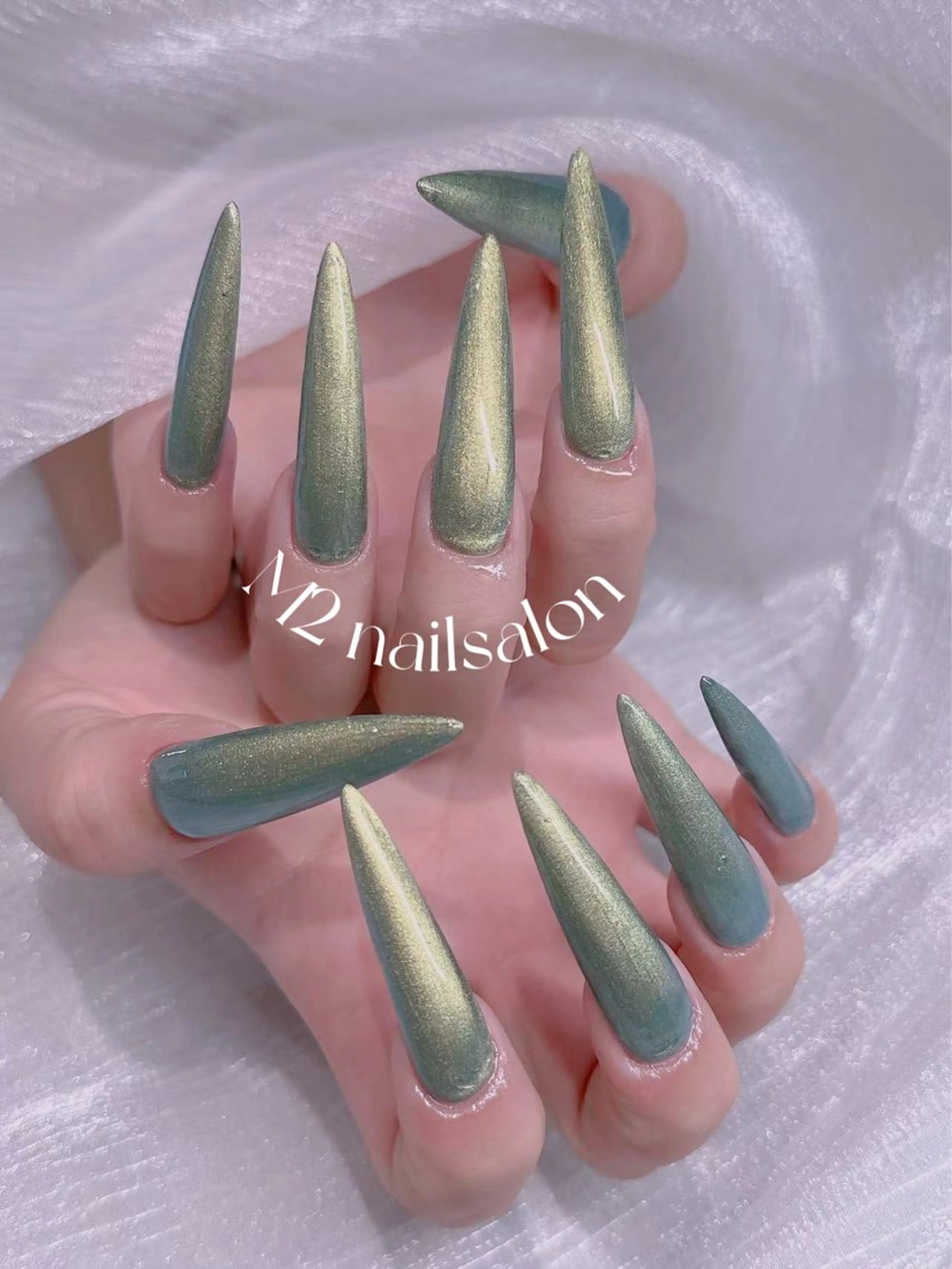 🔥業界最安値🔥❤️‍🔥ロングチップ長さだしワンカラーコース❤️‍🔥長さだしオフ追加料金あり‼️(一枚MAX)の写真