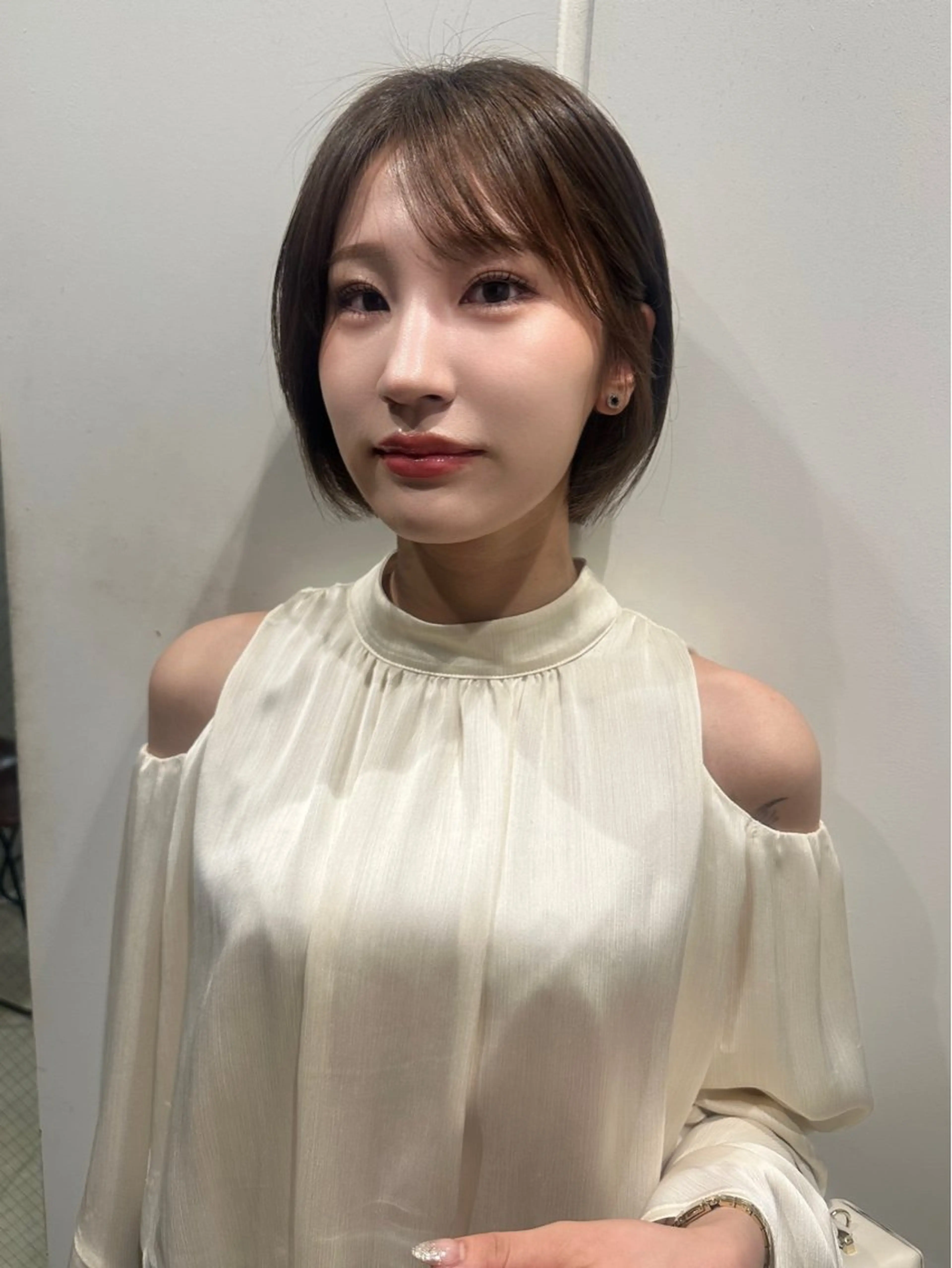 ショート ショートボブ ボブ ショートヘア カット ヘアカラー トリートメント 髪質改善/韓国風 レイヤー/田村祐樹のヘアスタイル