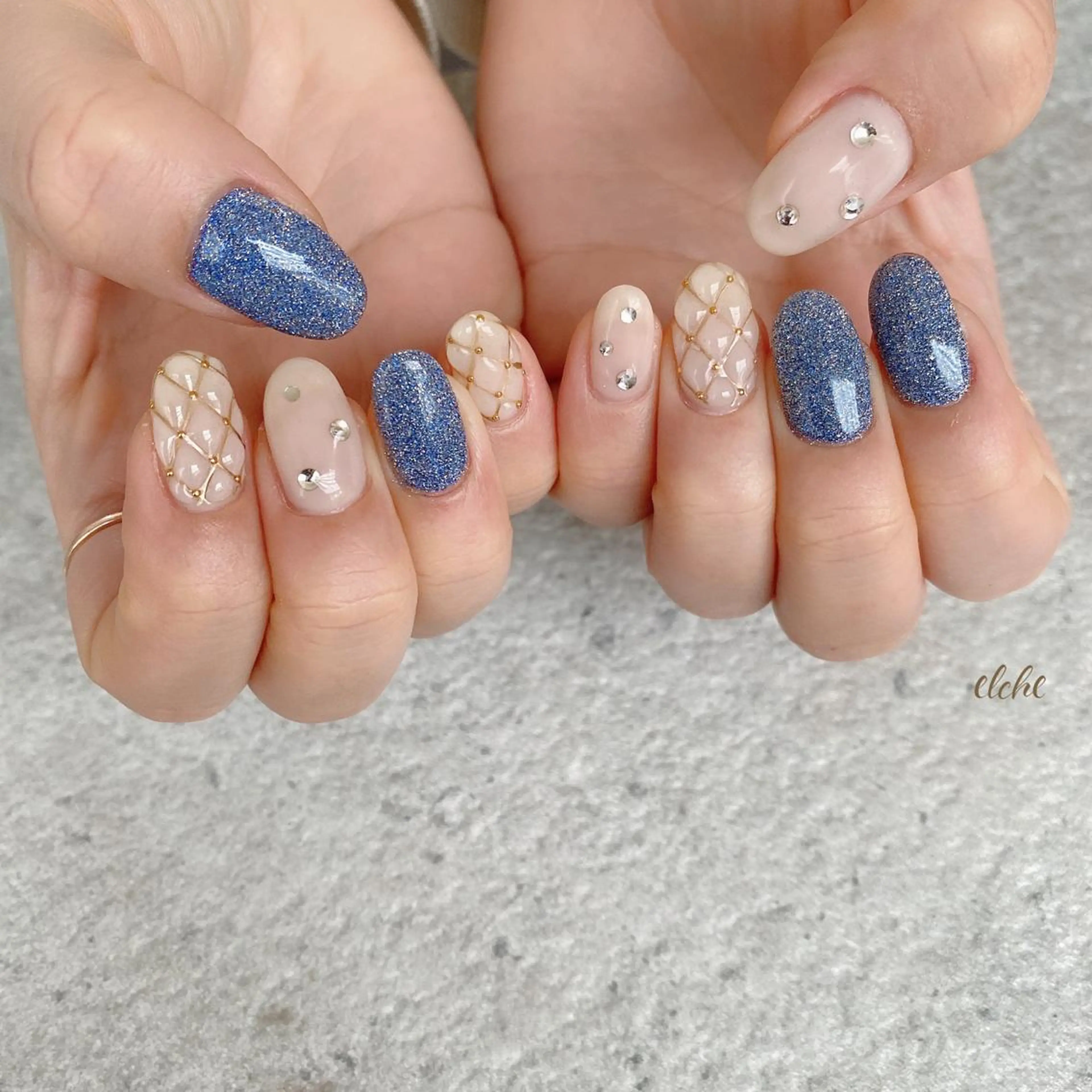 ネイル フラッシュネイル Rio 𓍼のネイルデザイン