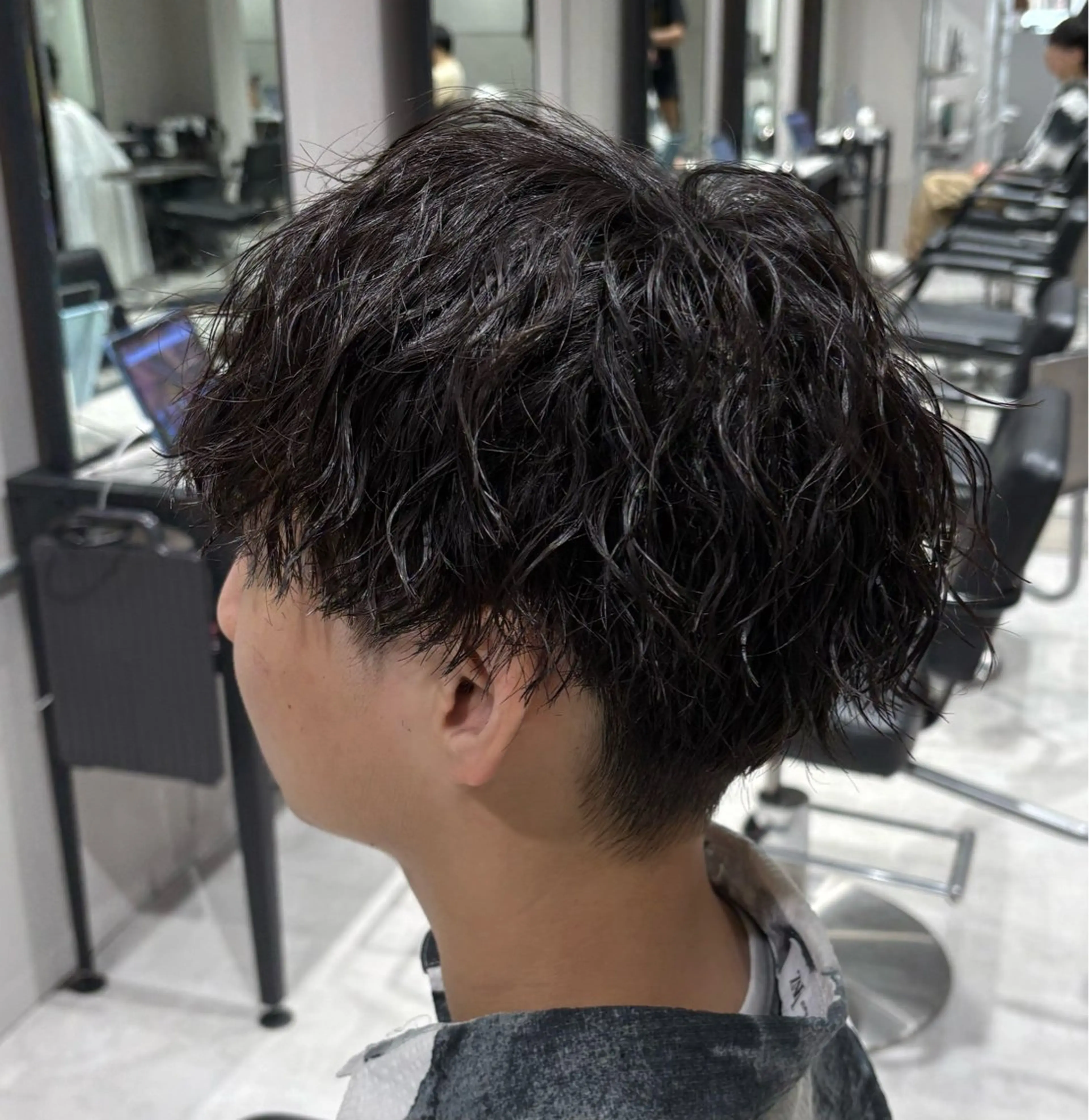 ショート パーマ メンズ カット パーマ 【メンズ特化】 池田大成✂︎のヘアスタイル