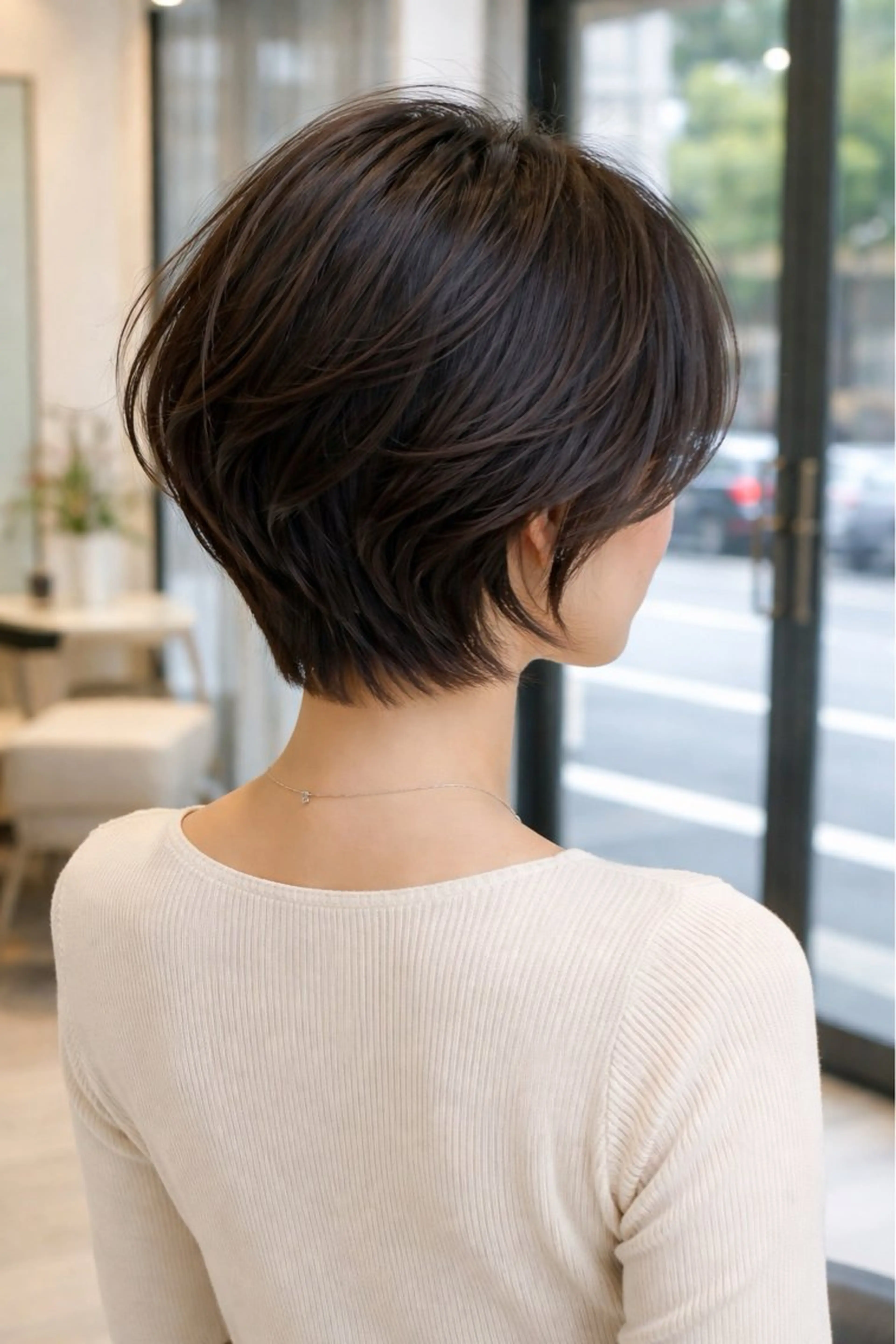 ショート ショートヘア Paloma大垣　Repos所属・Risa .Sのヘアスタイル