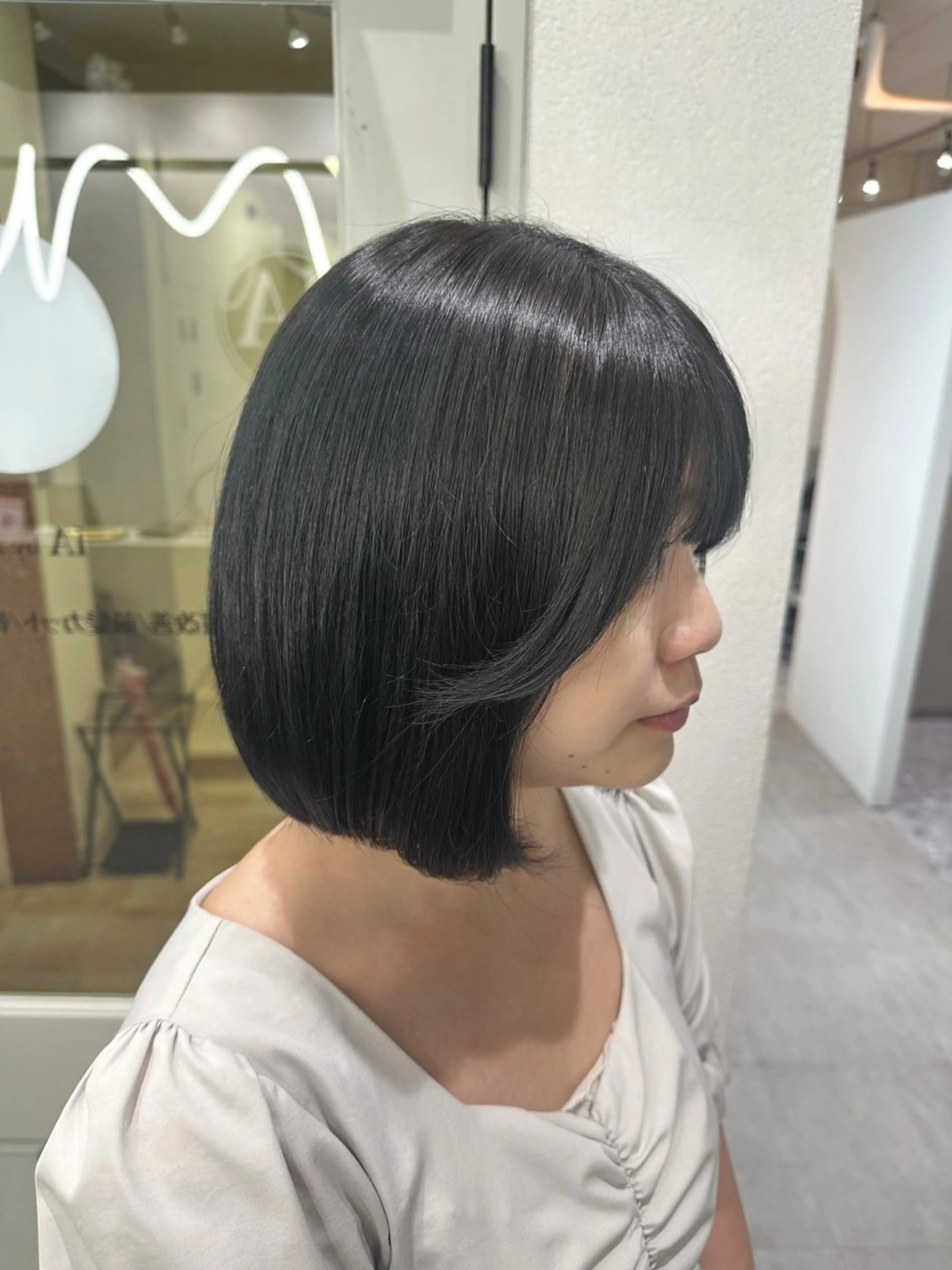 ショート カラー ヘアカラー トリートメント 🪞個室サロン/韓国 艶髪/keito🪞のヘアスタイル