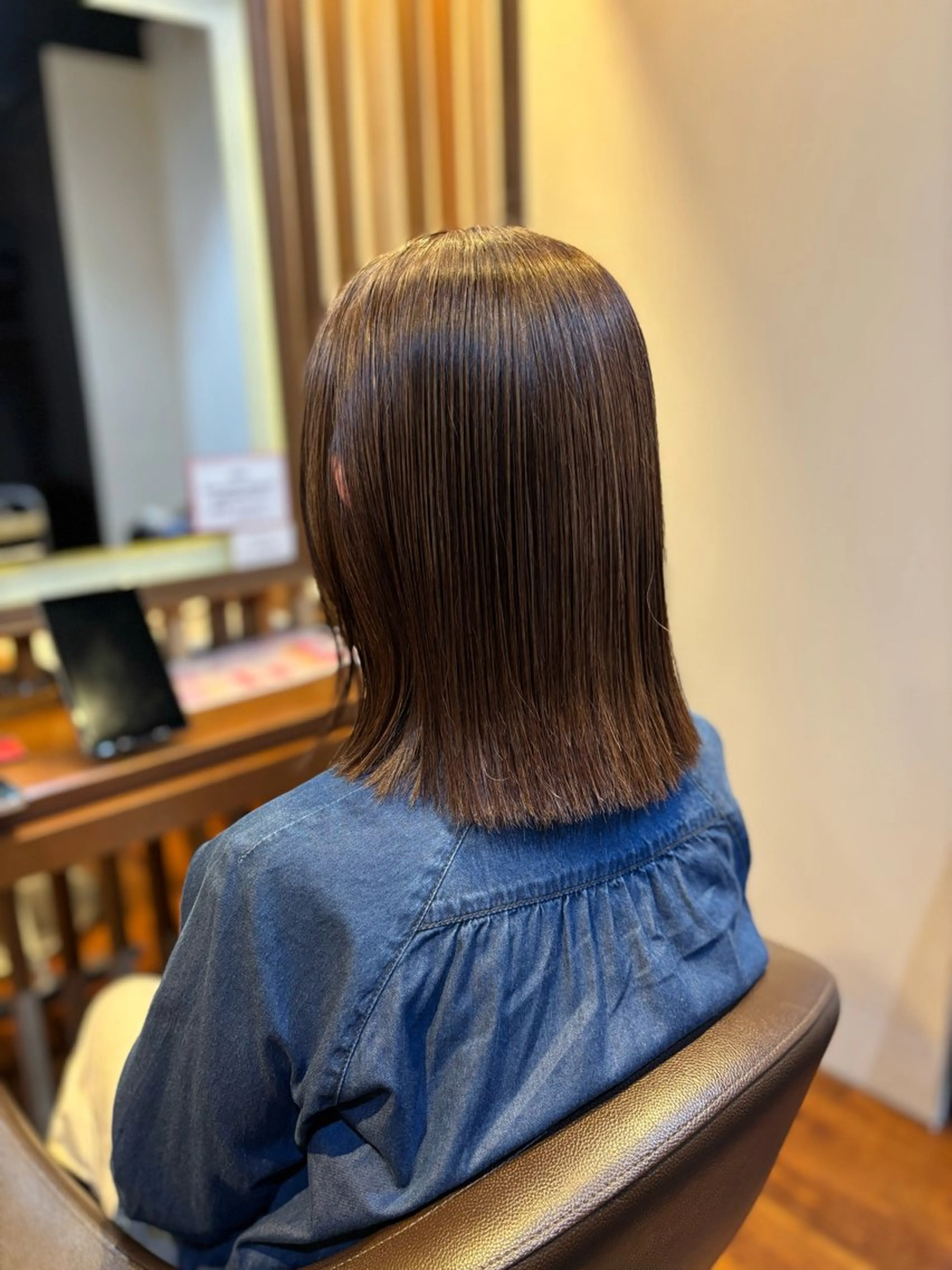 ミディアム カラー カット ヘアカラー トリートメント 👑メンズパーマ/髪 質改善/鎌倉🐮のヘアスタイル