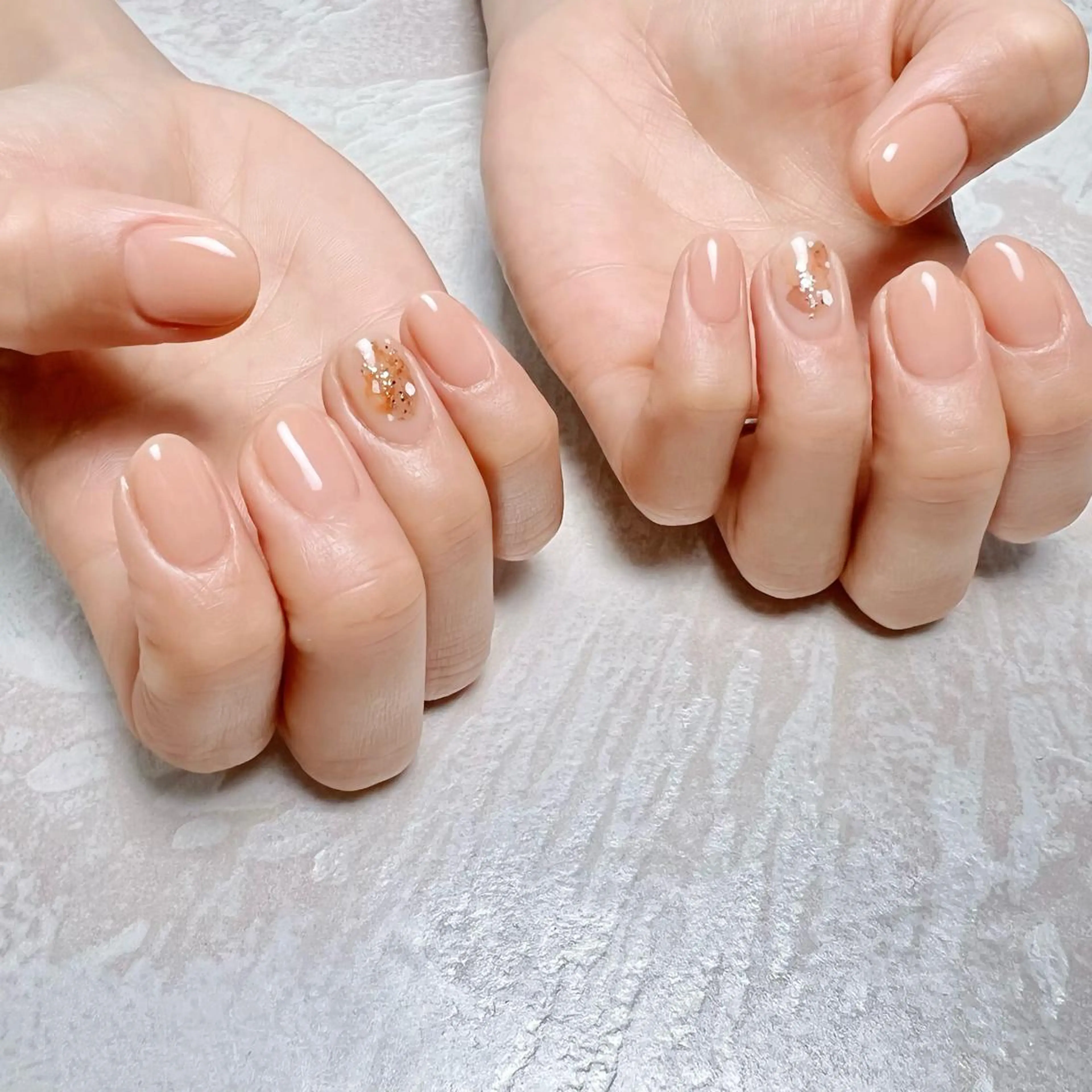 ネイル ニュアンスネイル ショートネイル gemickle nailのネイルデザイン