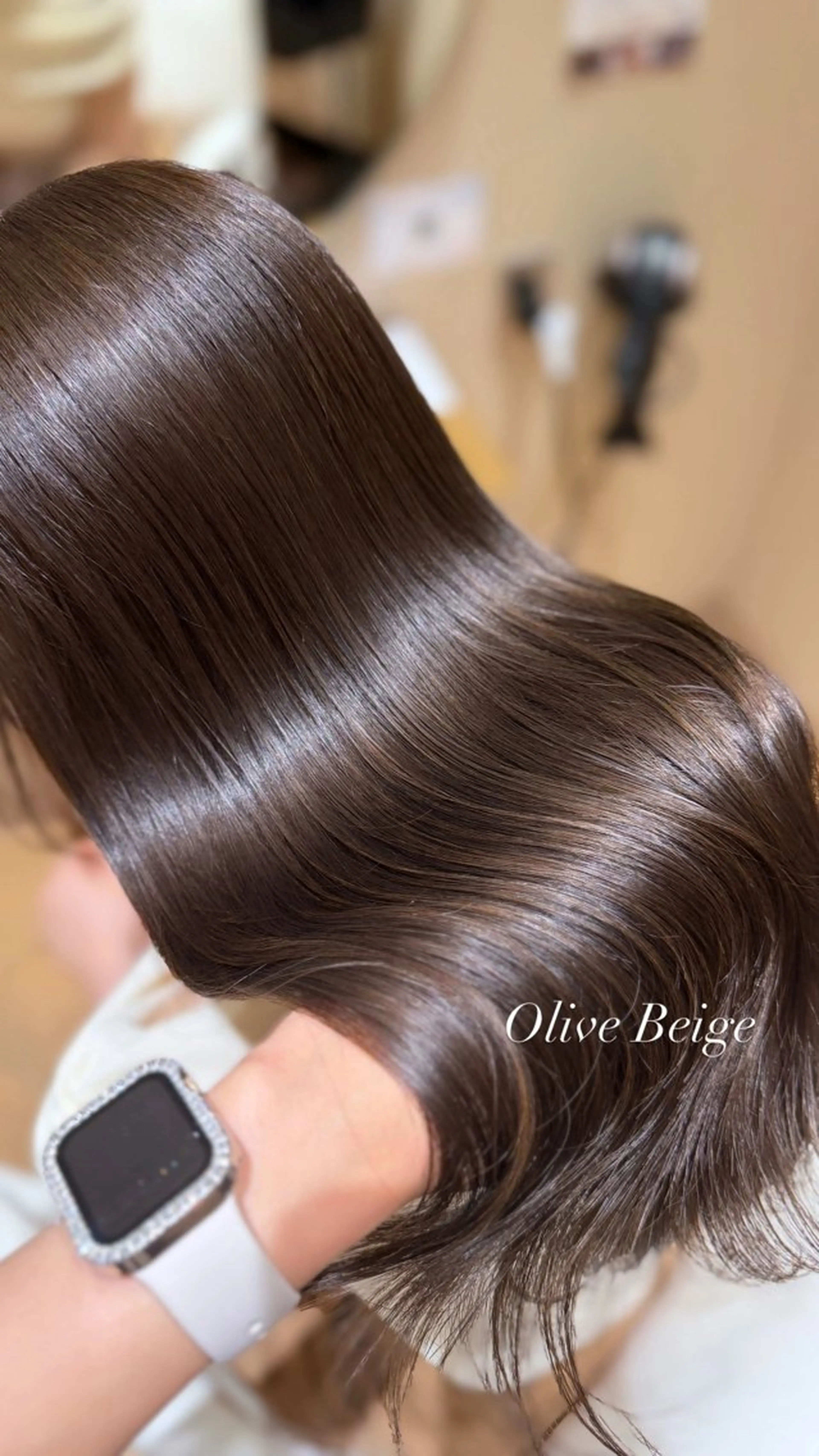 ロング カラー 髪質改善 トリートメント minori🤎 ナチュラル韓国ヘアのヘアスタイル