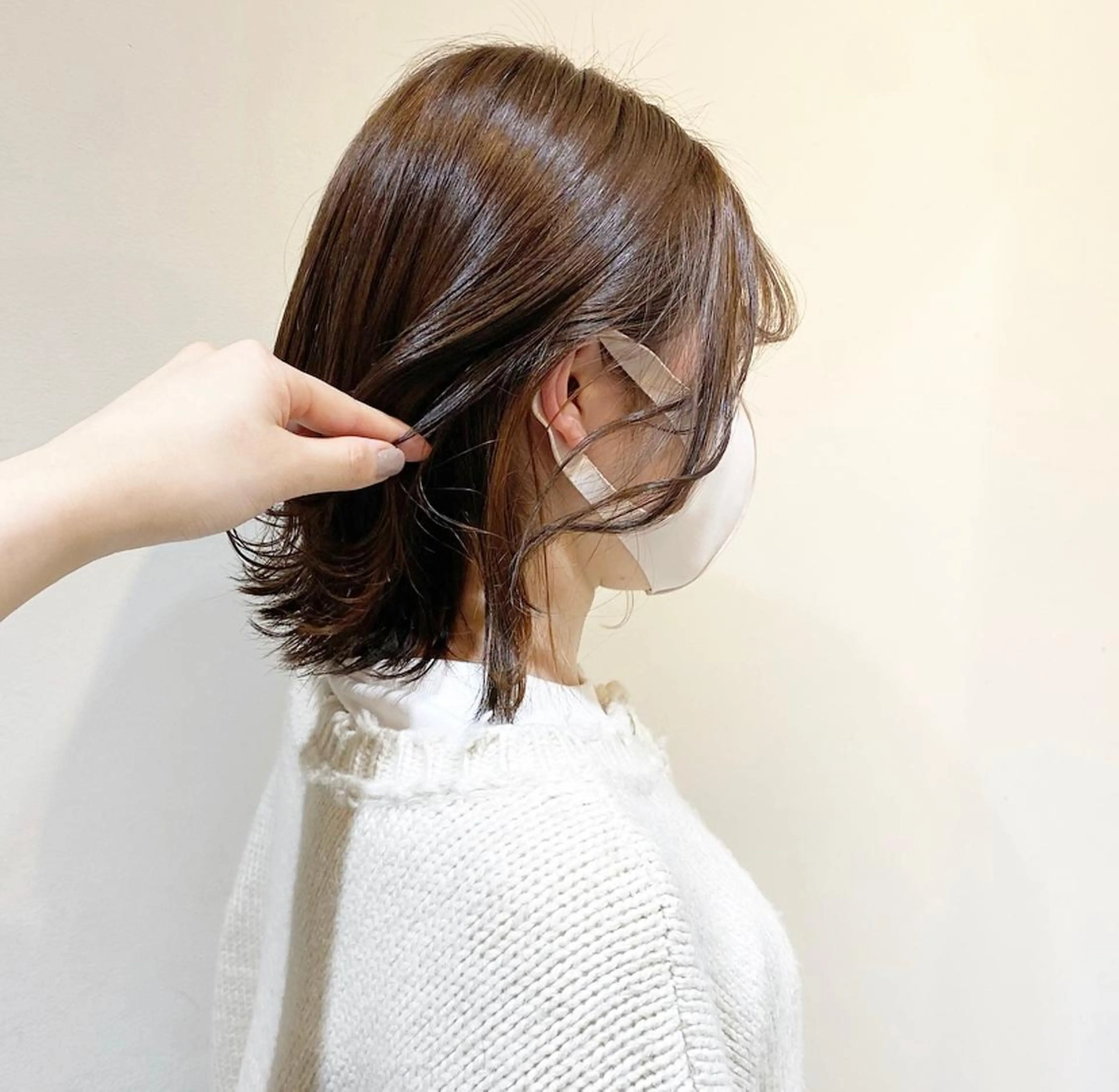 ミディアム カラー ヘアアレンジ 伊藤 玲衣のヘアスタイル