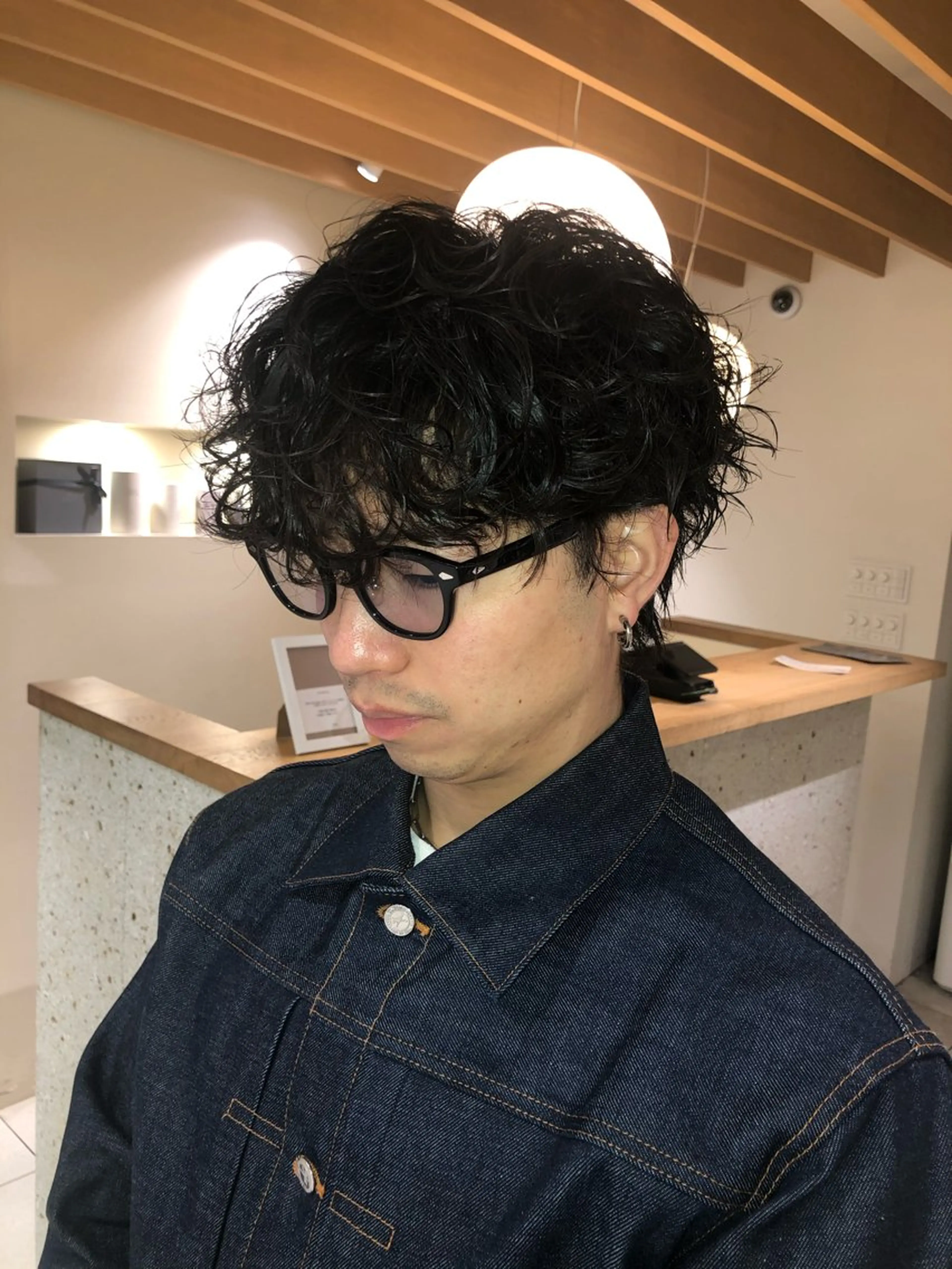 パーマ+カラー🩵の写真