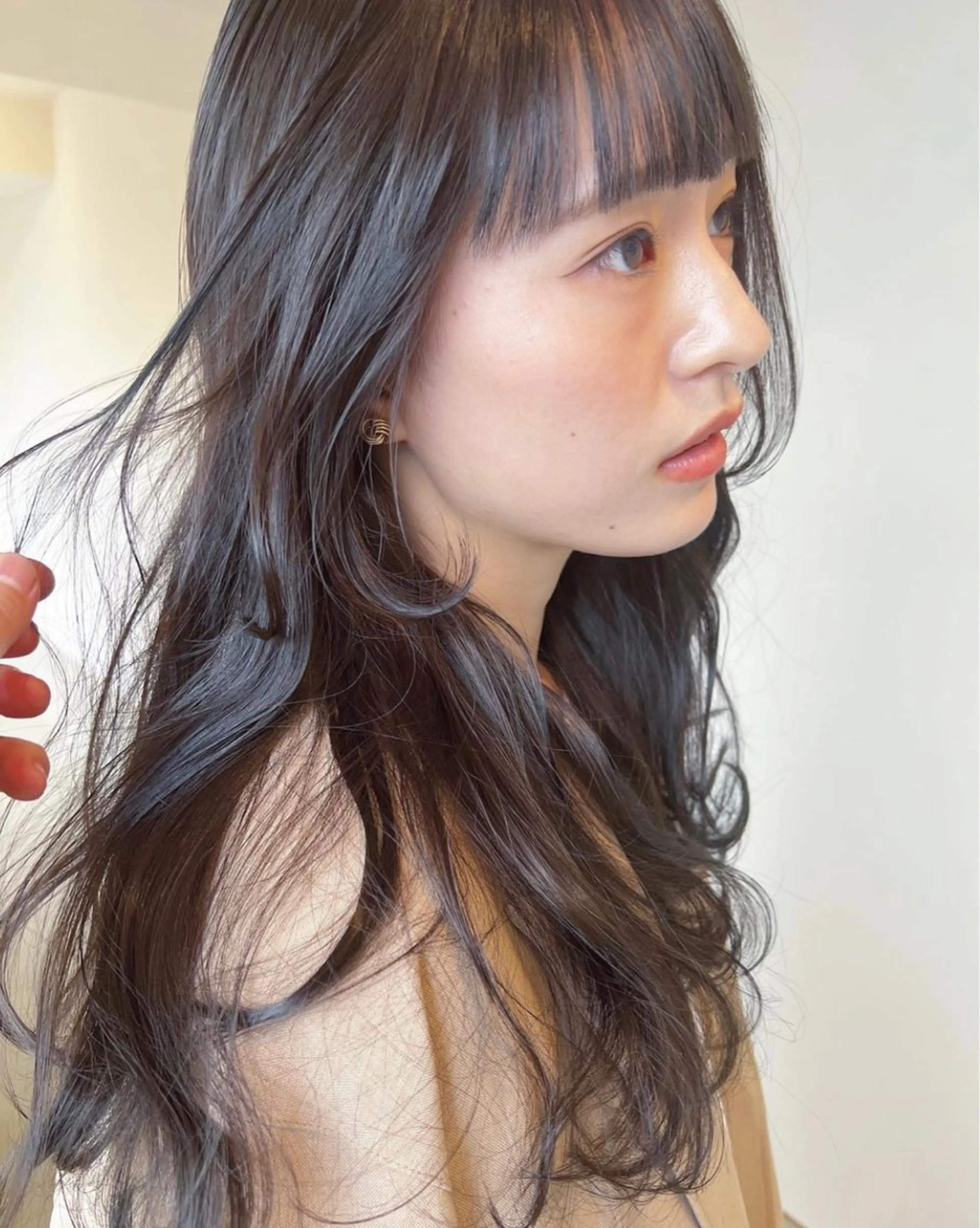 【 4月/平日限定🧺】 透明感カラー +カット+ケアトリートメントの写真