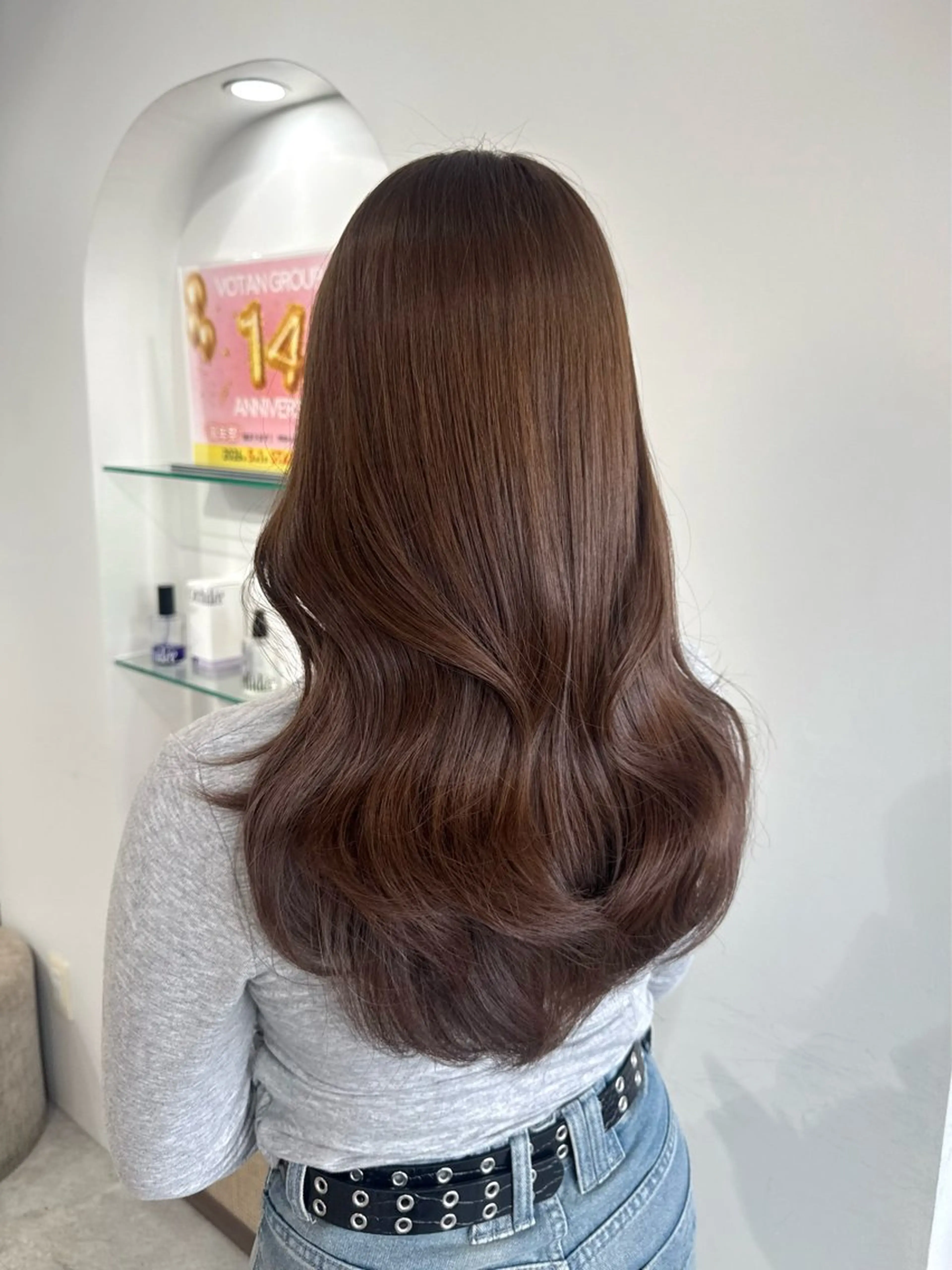 セミロング 豊嶋 未来のヘアスタイル