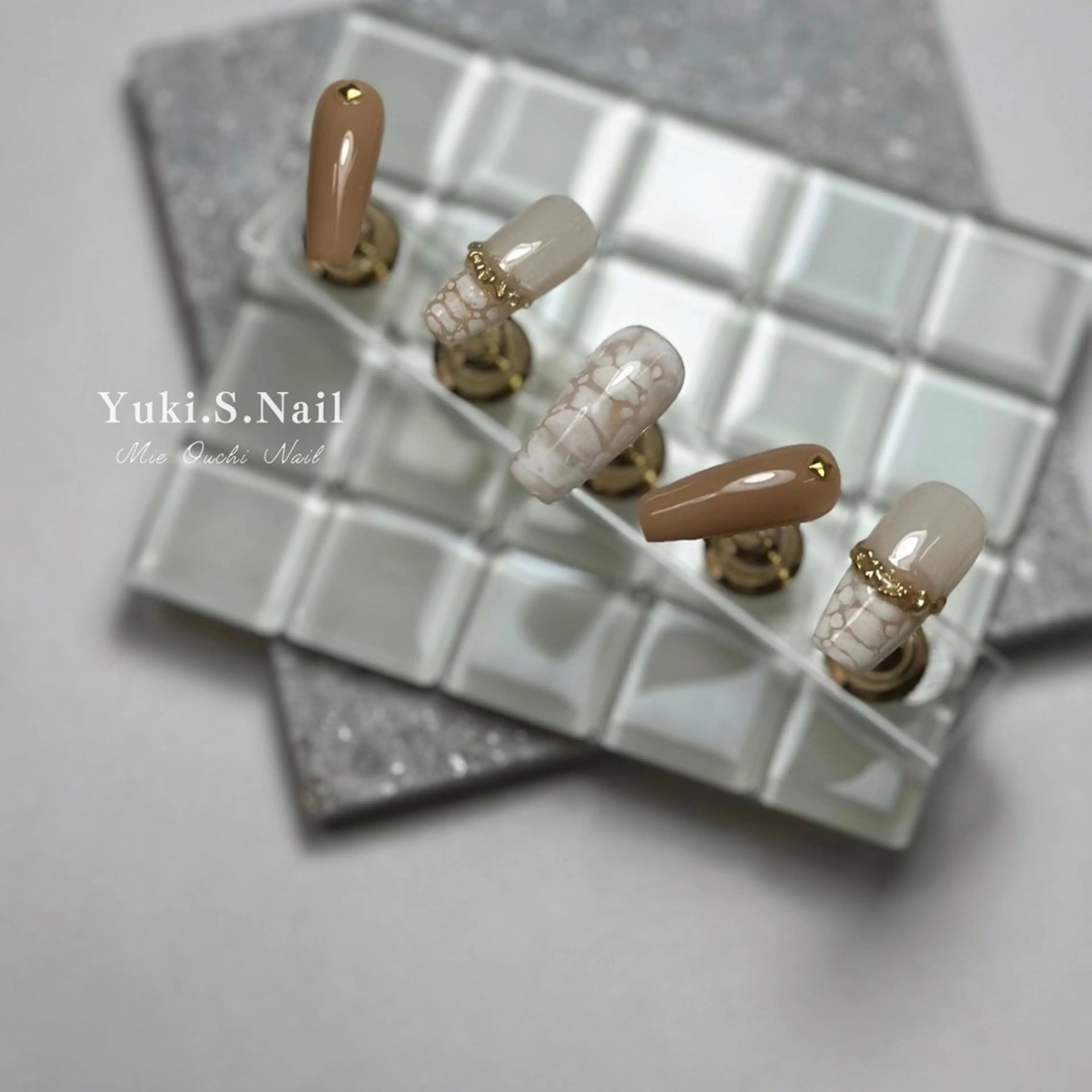 ロング ハンドネイル Yuki S.Nailのネイルデザイン