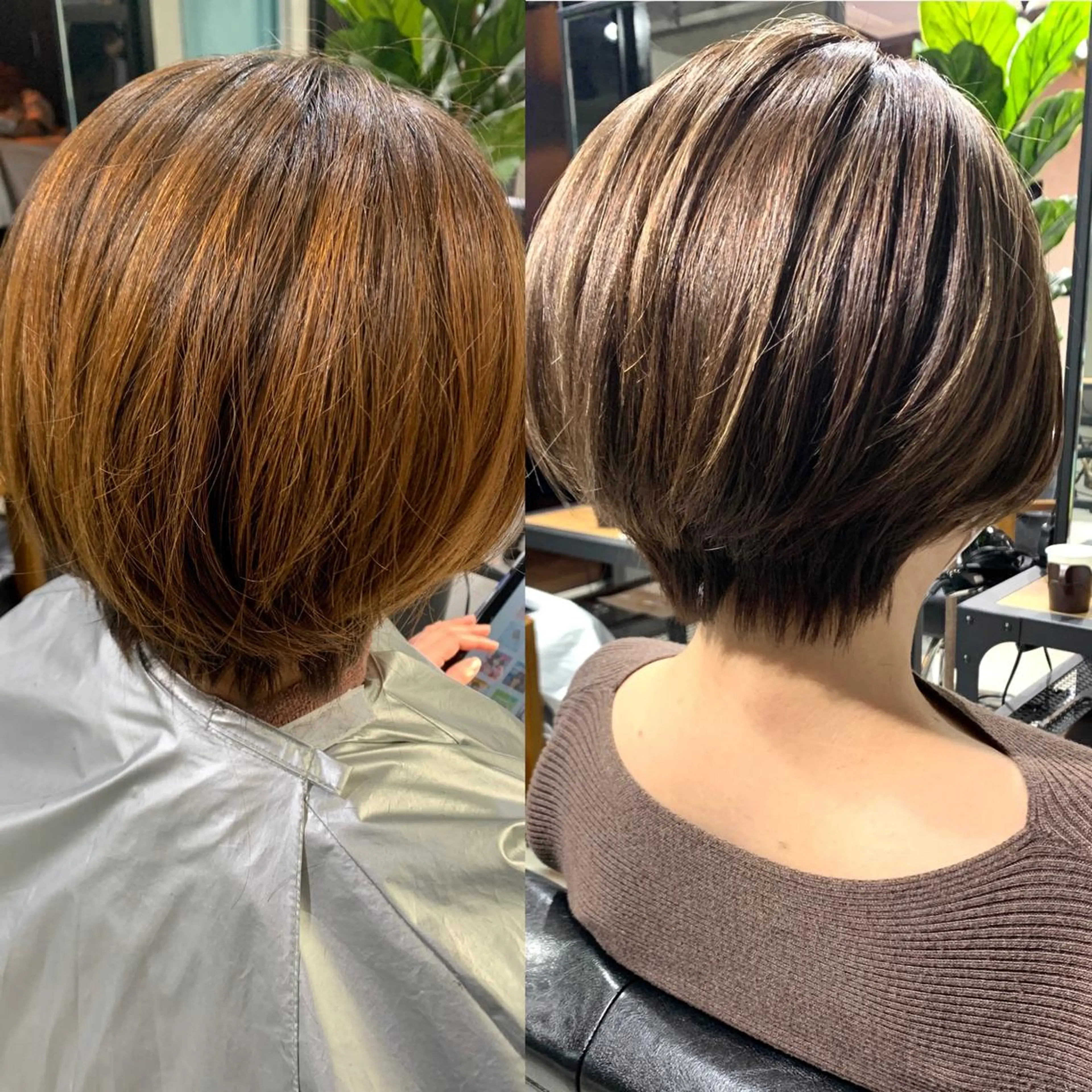 ショート カラー カット ヘアカラー 岡崎勇人/レイヤー/ 韓国/ケラチンTRのヘアスタイル