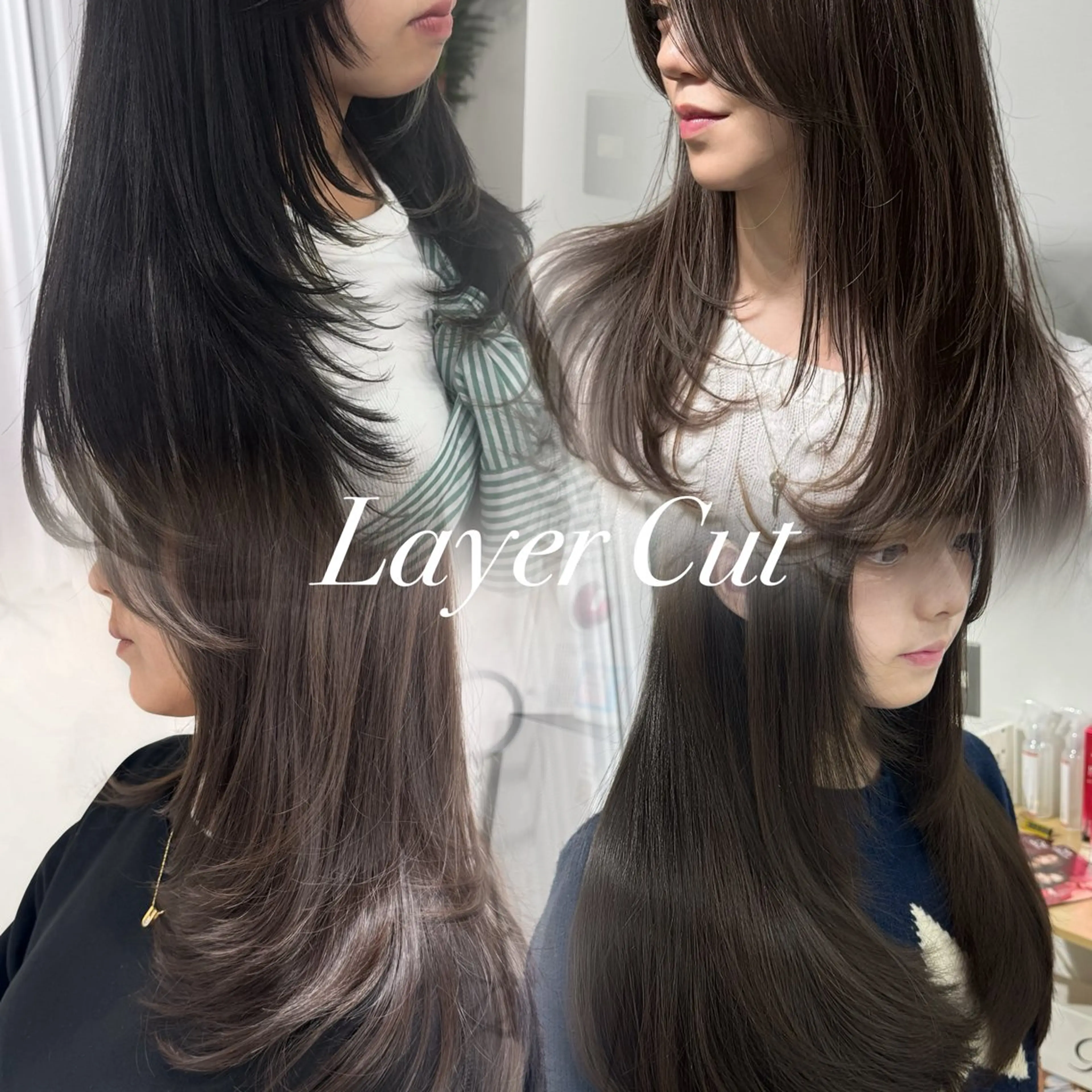 ロング カラー 🎀レイヤー×透明感 ×髪質改善🎀米田のヘアスタイル