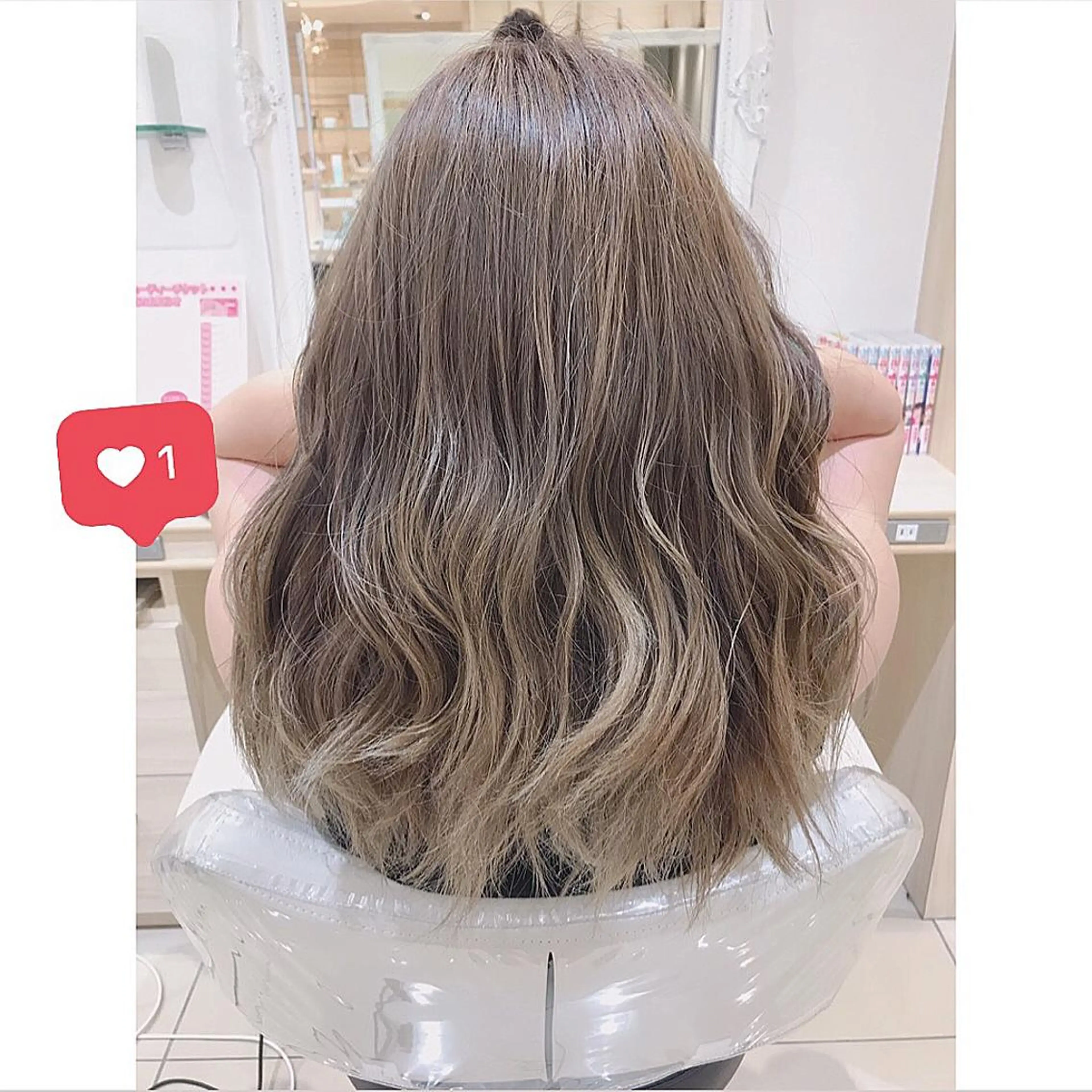 セミロング カラー 髪質改善/茅ヶ崎 マツモト リョウのヘアスタイル