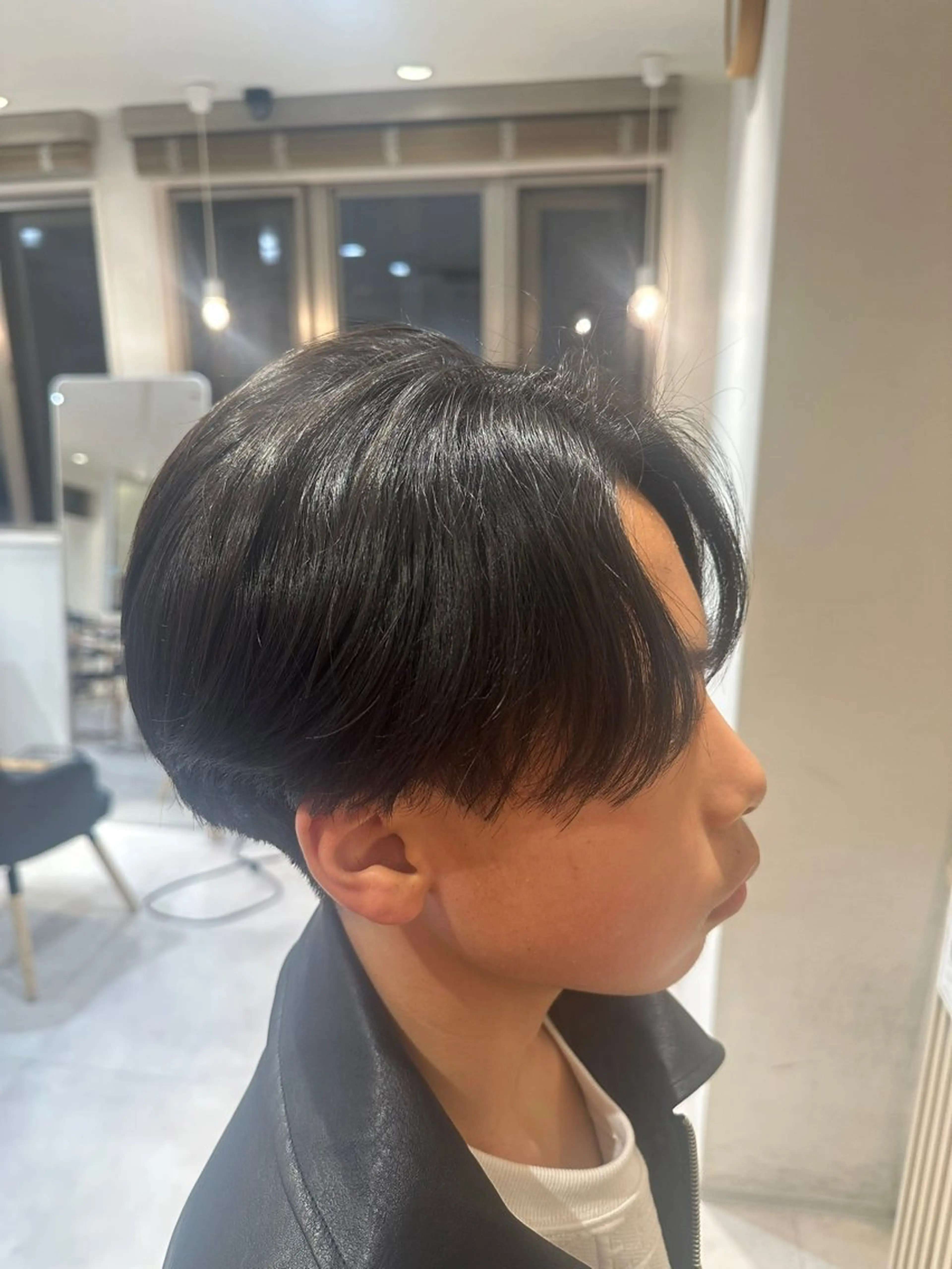 ショート パーマ メンズ センターパート メンズパーマ くせ毛 縮毛矯正 カット 縮毛矯正 トリートメント AI TOKYO  men's 横浜所属・【パーマの達人】 💎メンズ特化🔥徹のヘアスタイル