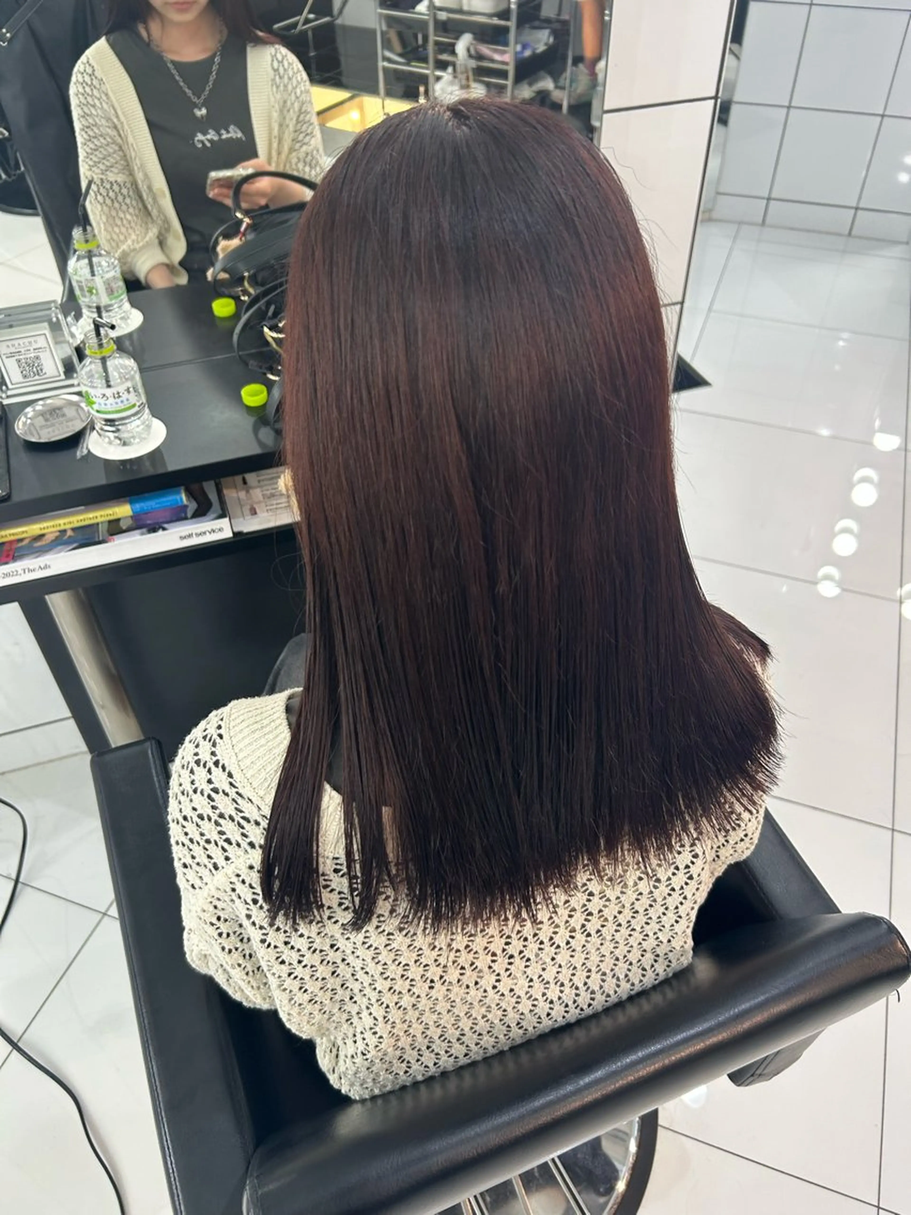 ミディアム ヘアカラー 小椋 壮一朗のヘアスタイル