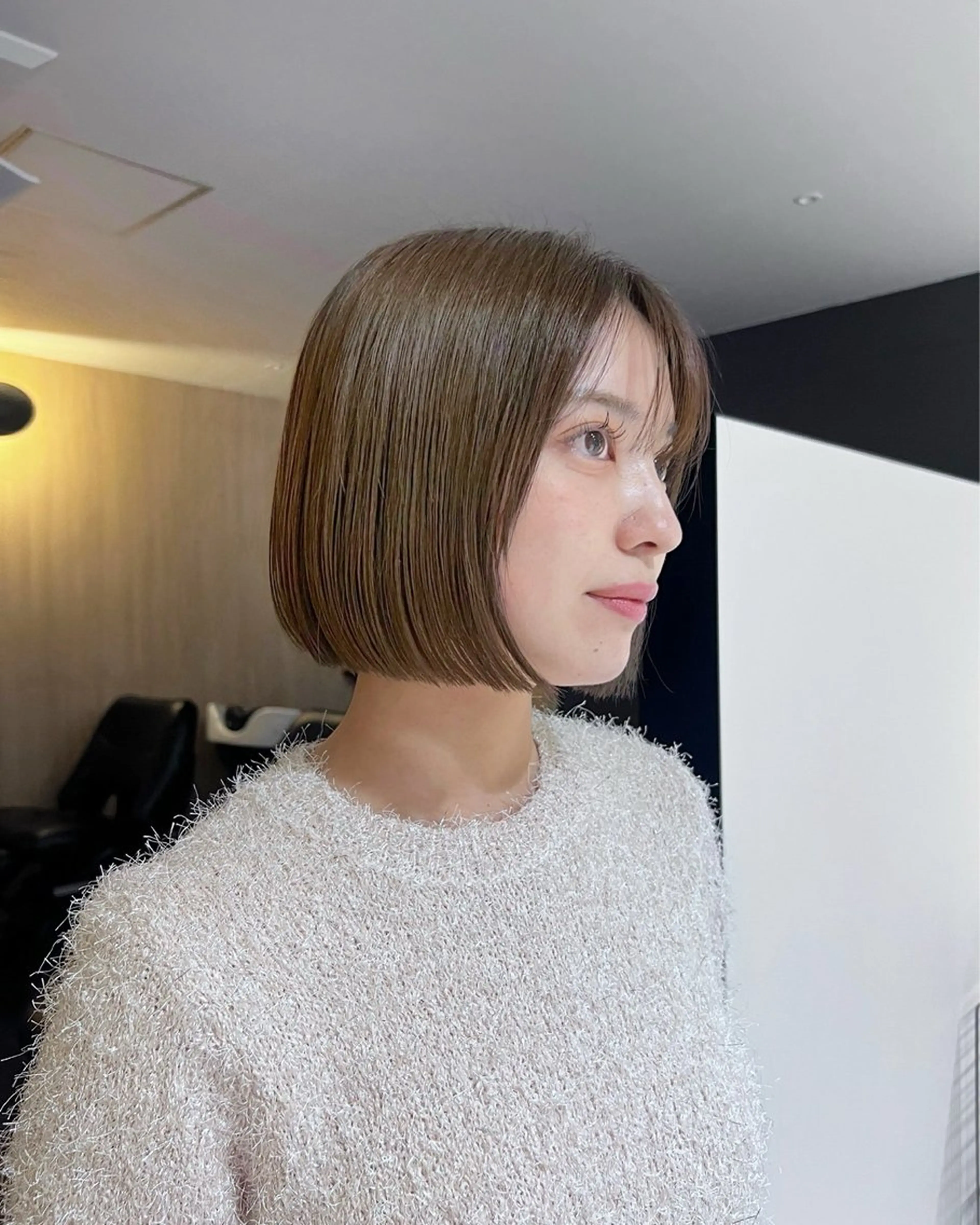 カラー 真下 瑞歩のヘアスタイル