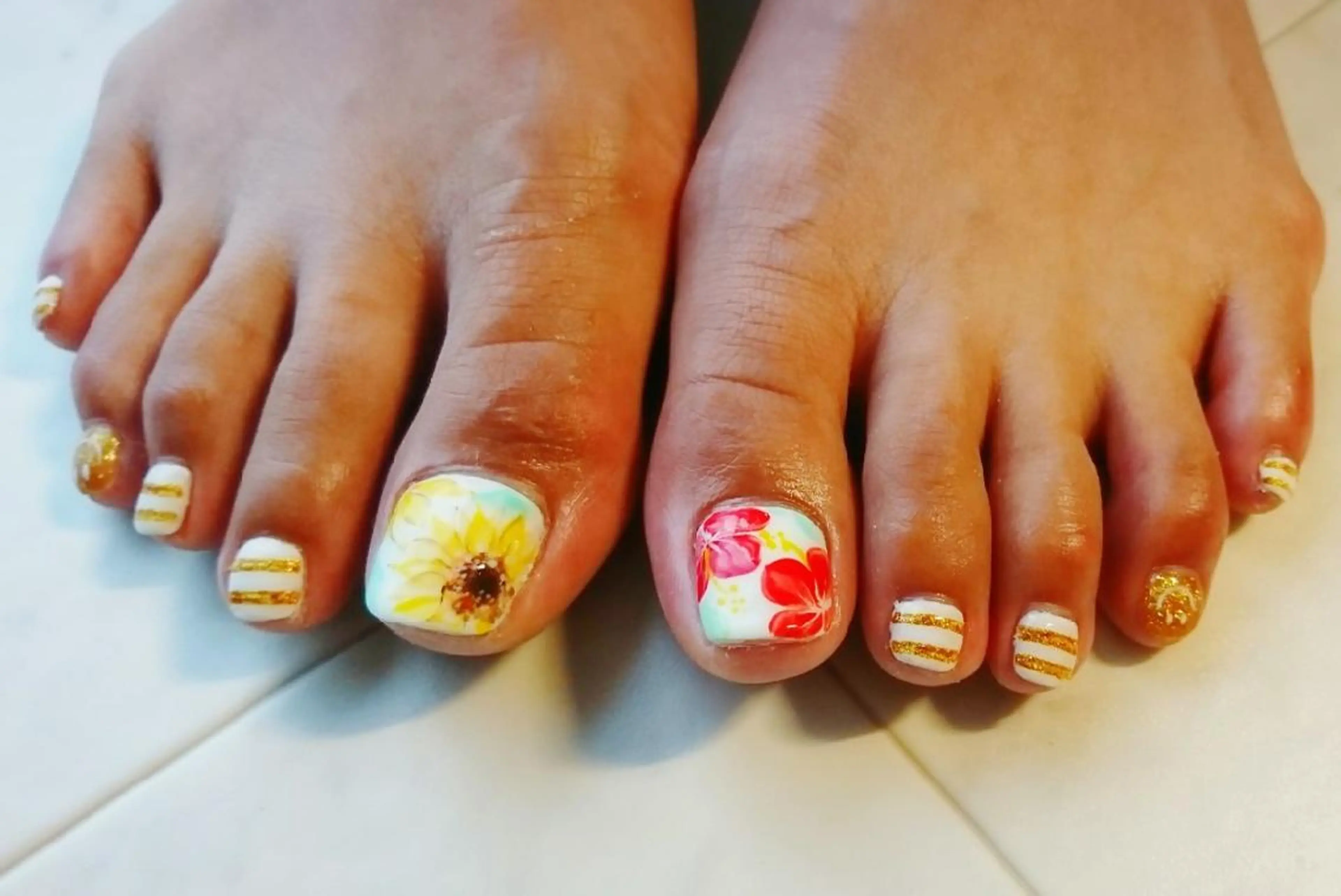 ネイル フットネイル みー shakushiroのネイルデザイン