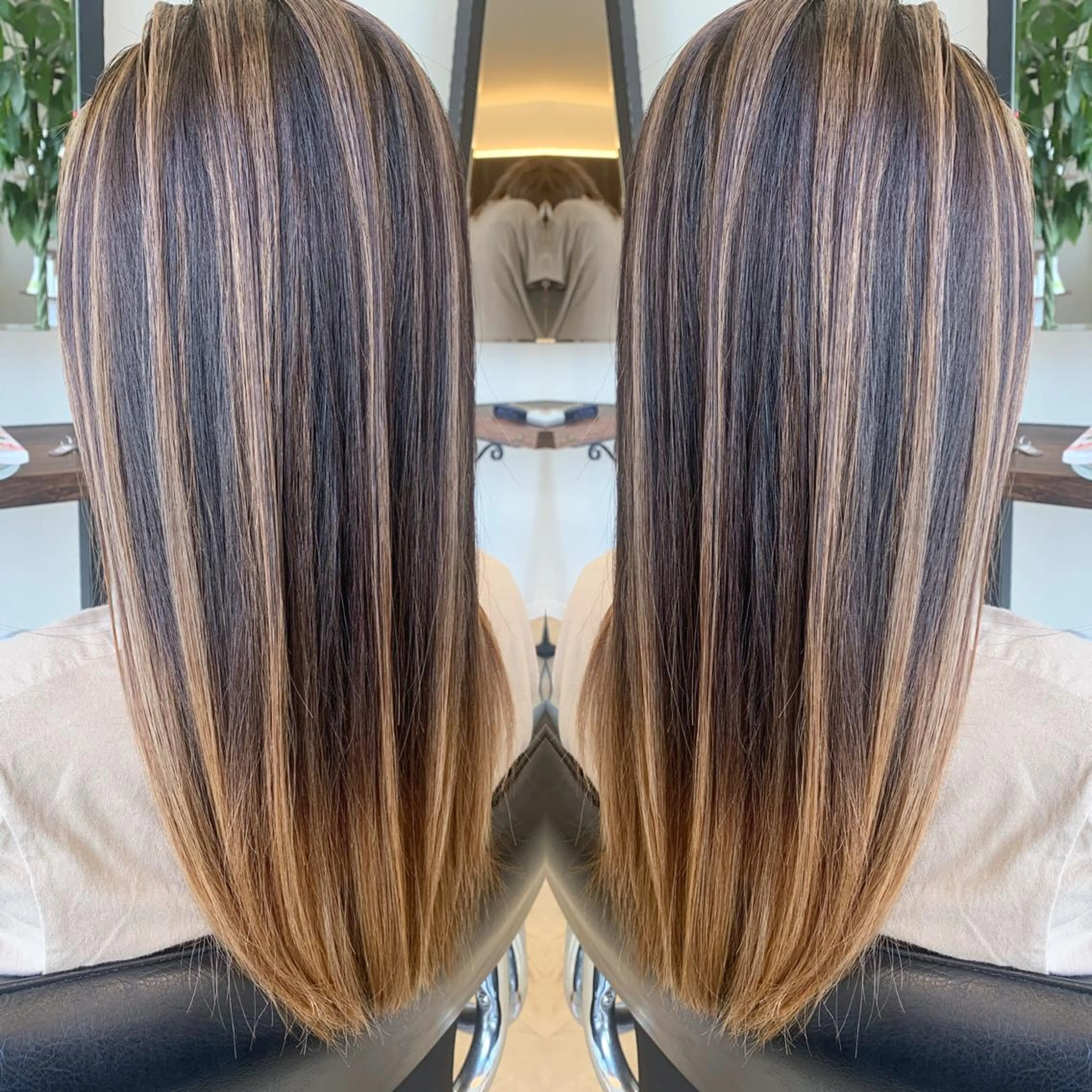 ロング カラー 伊藤 裕貴のヘアスタイル